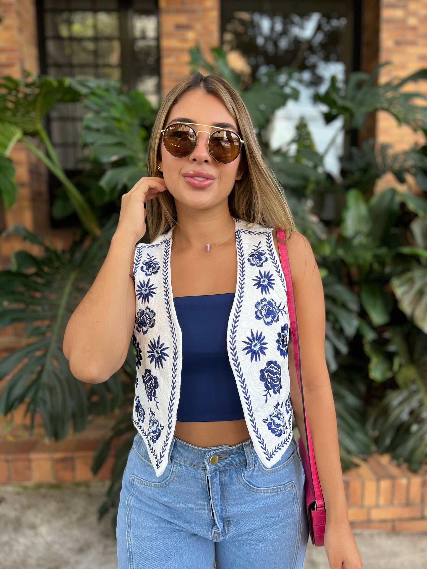Chaleco Lotus Estampado