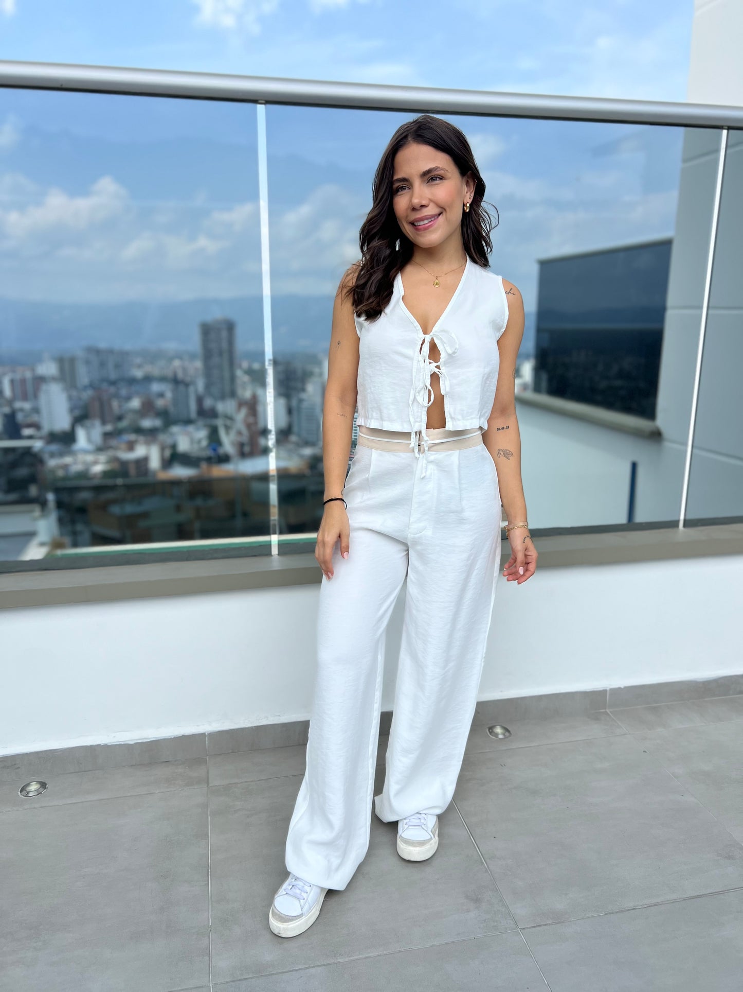 Pantalon Venecia Blanco