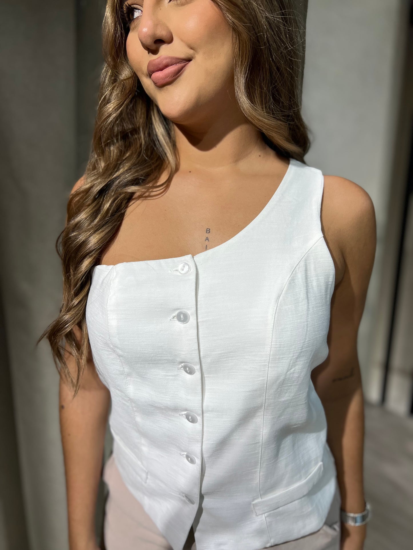 Blusa Nadia Blanco