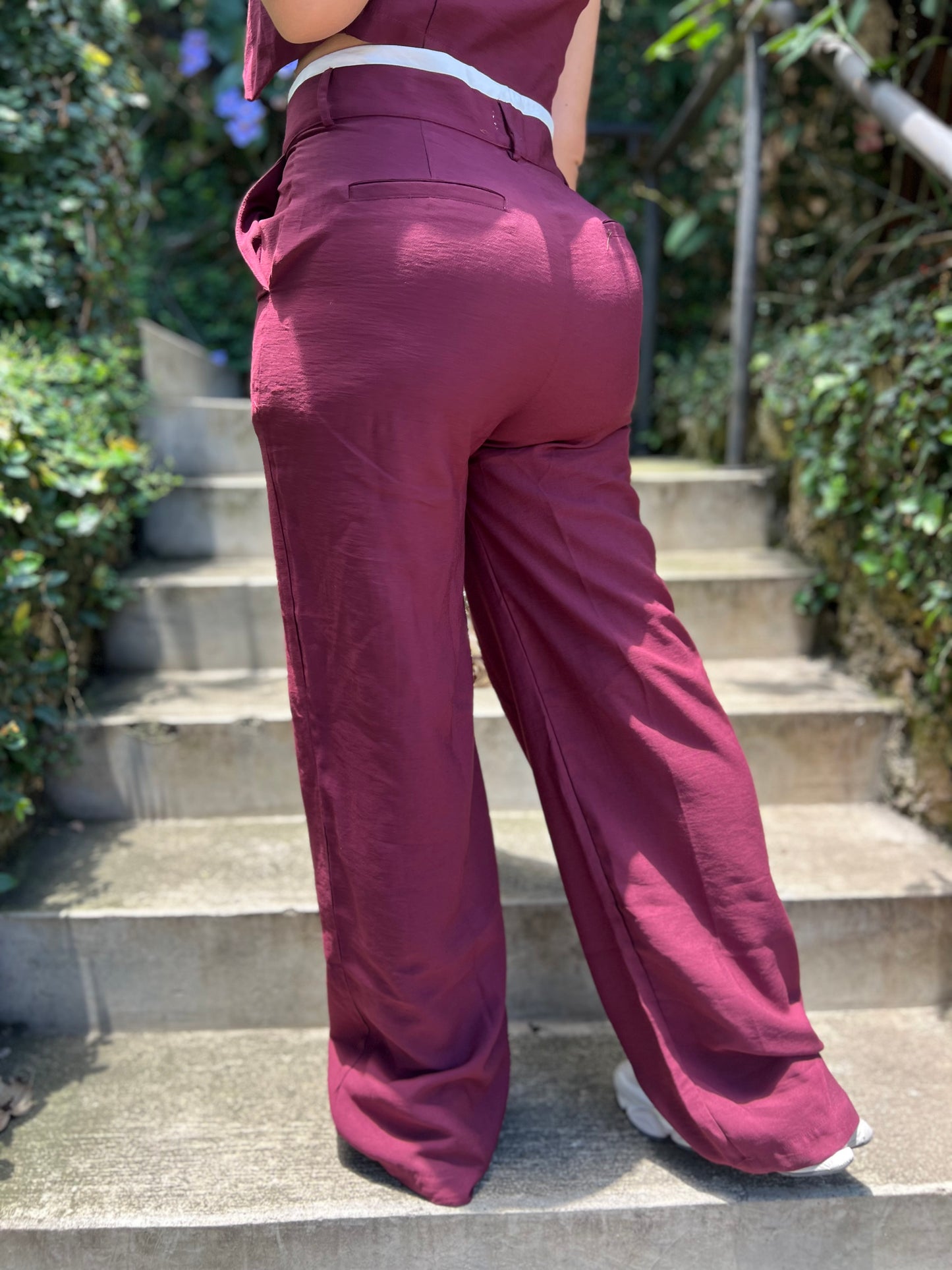 Pantalón Santorini Vino