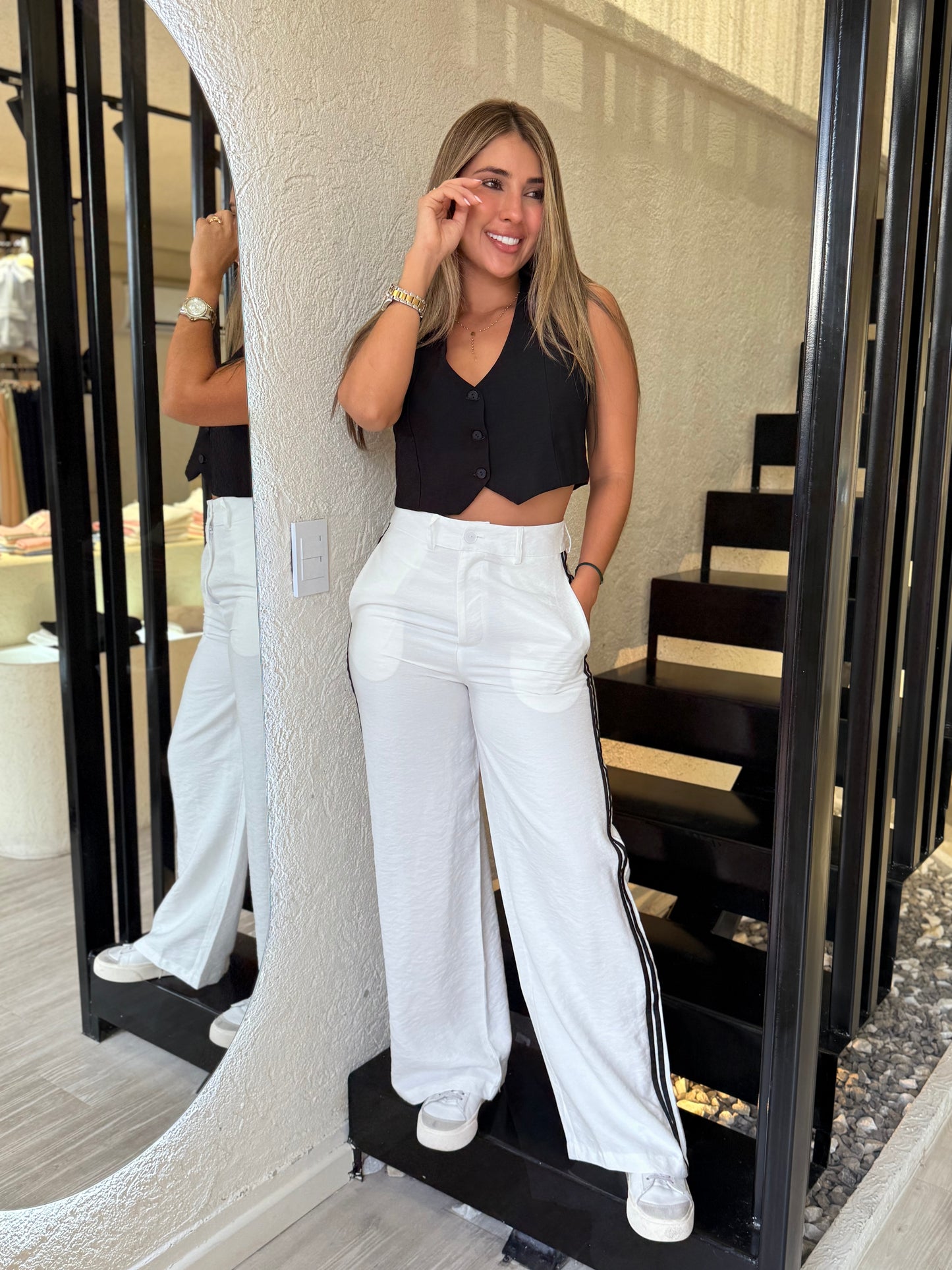 Pantalón Olivia Blanco