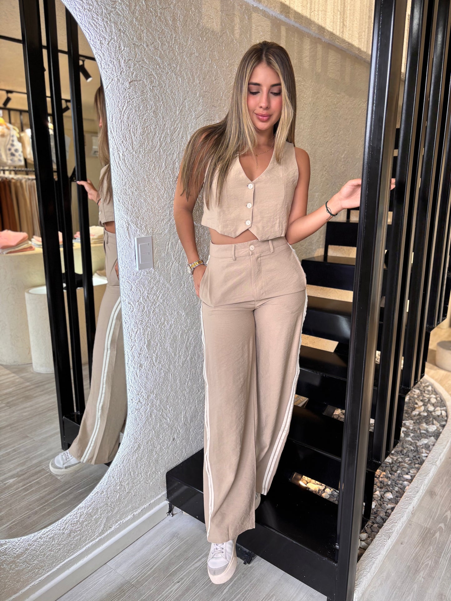 Chaleco Nola Nude