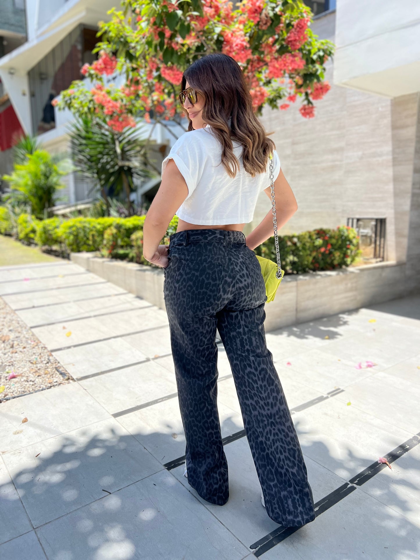 Pantalón Print Negro