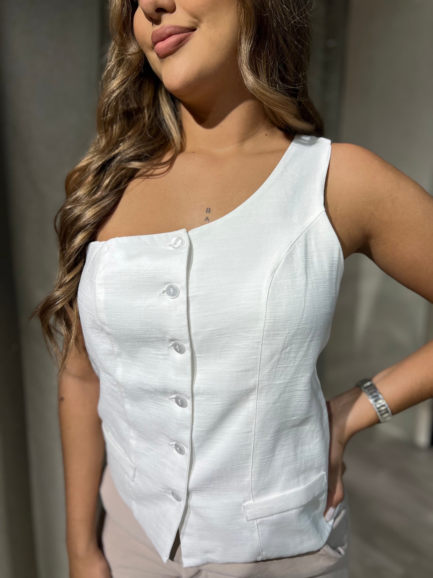 Blusa Nadia Blanco