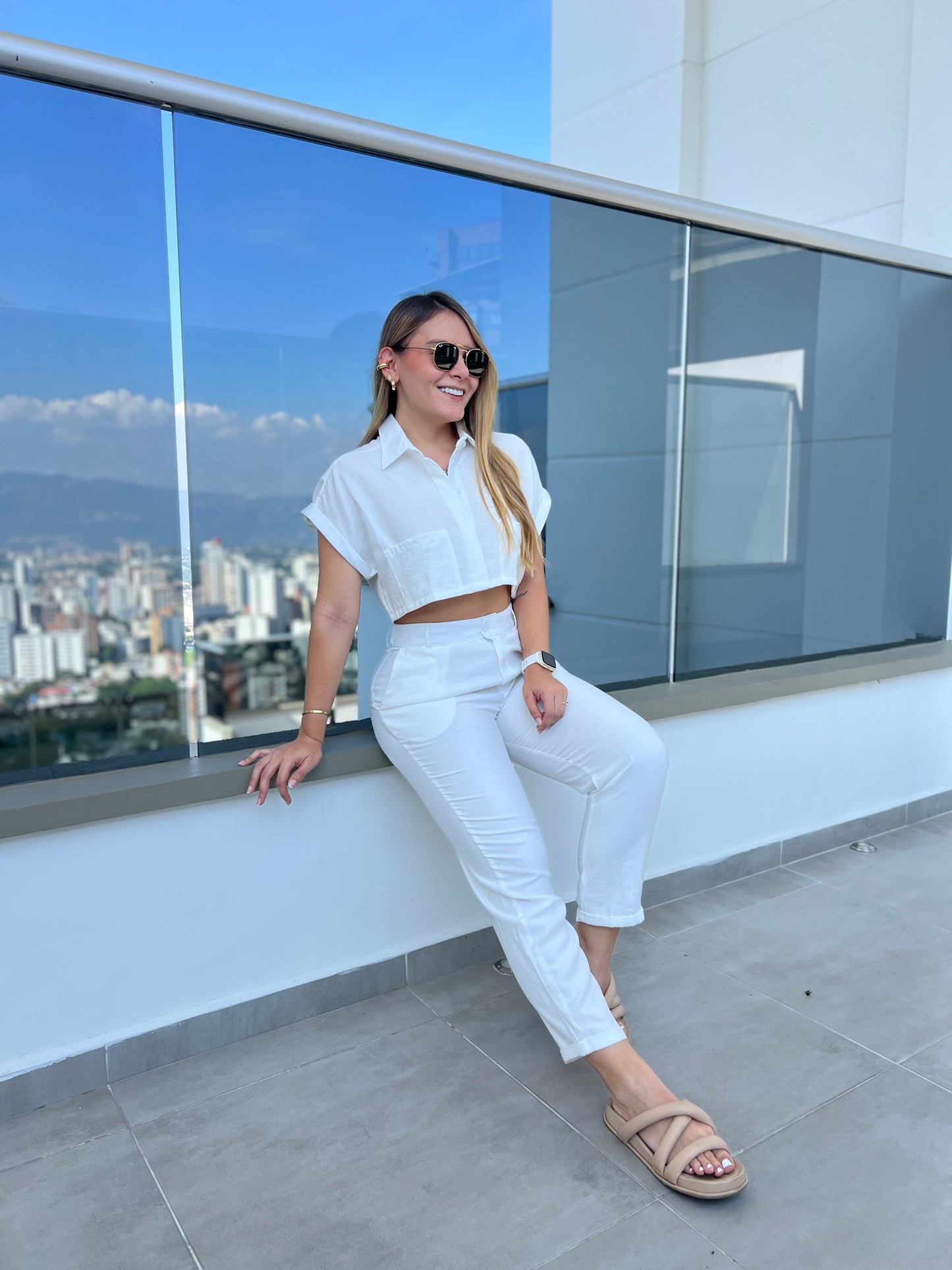 Pantalón Rigel Blanco
