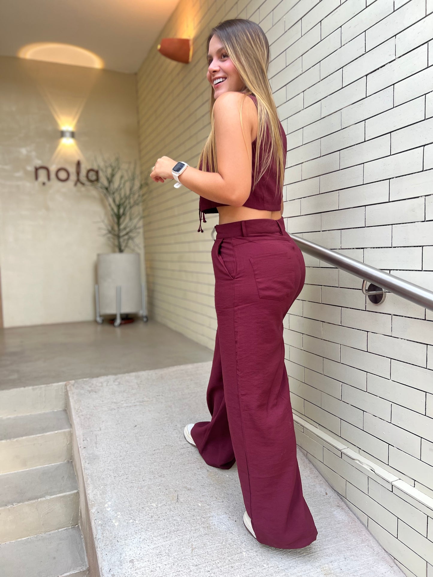 Pantalón Alexa Vinotinto