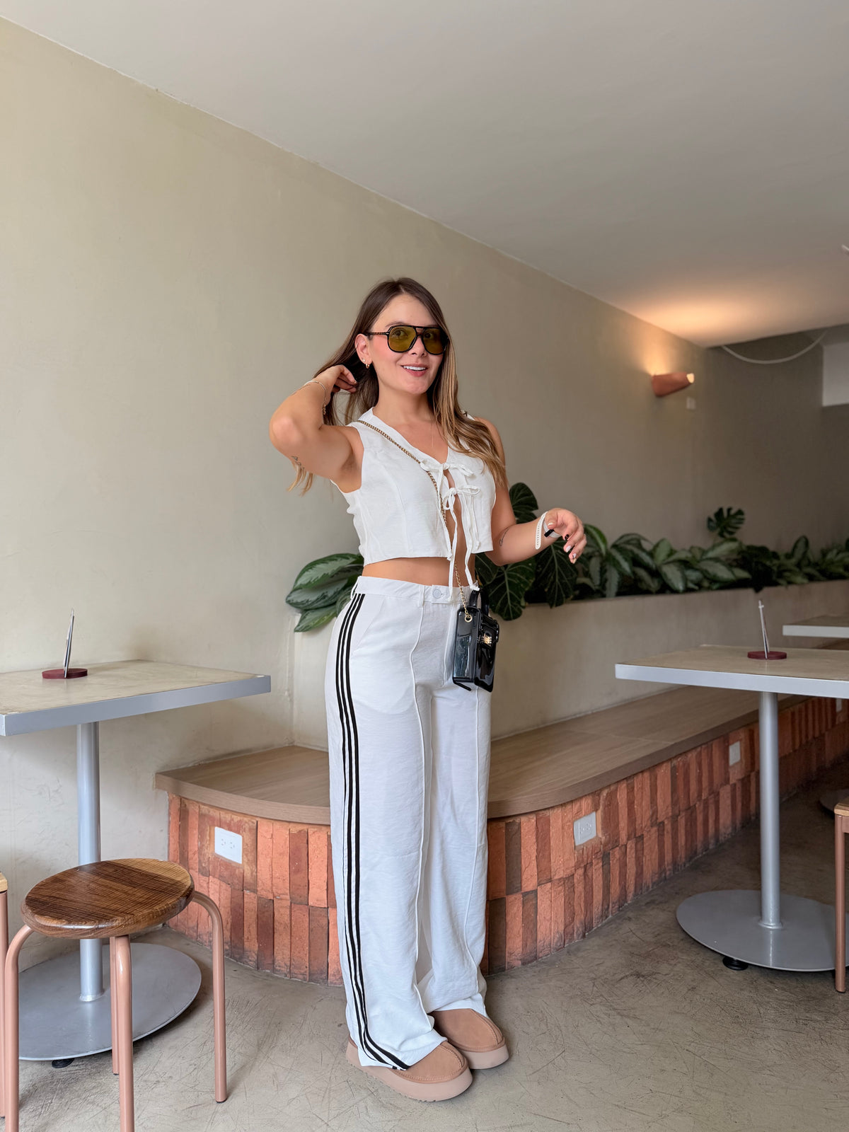 Pantalón Olivia Blanco