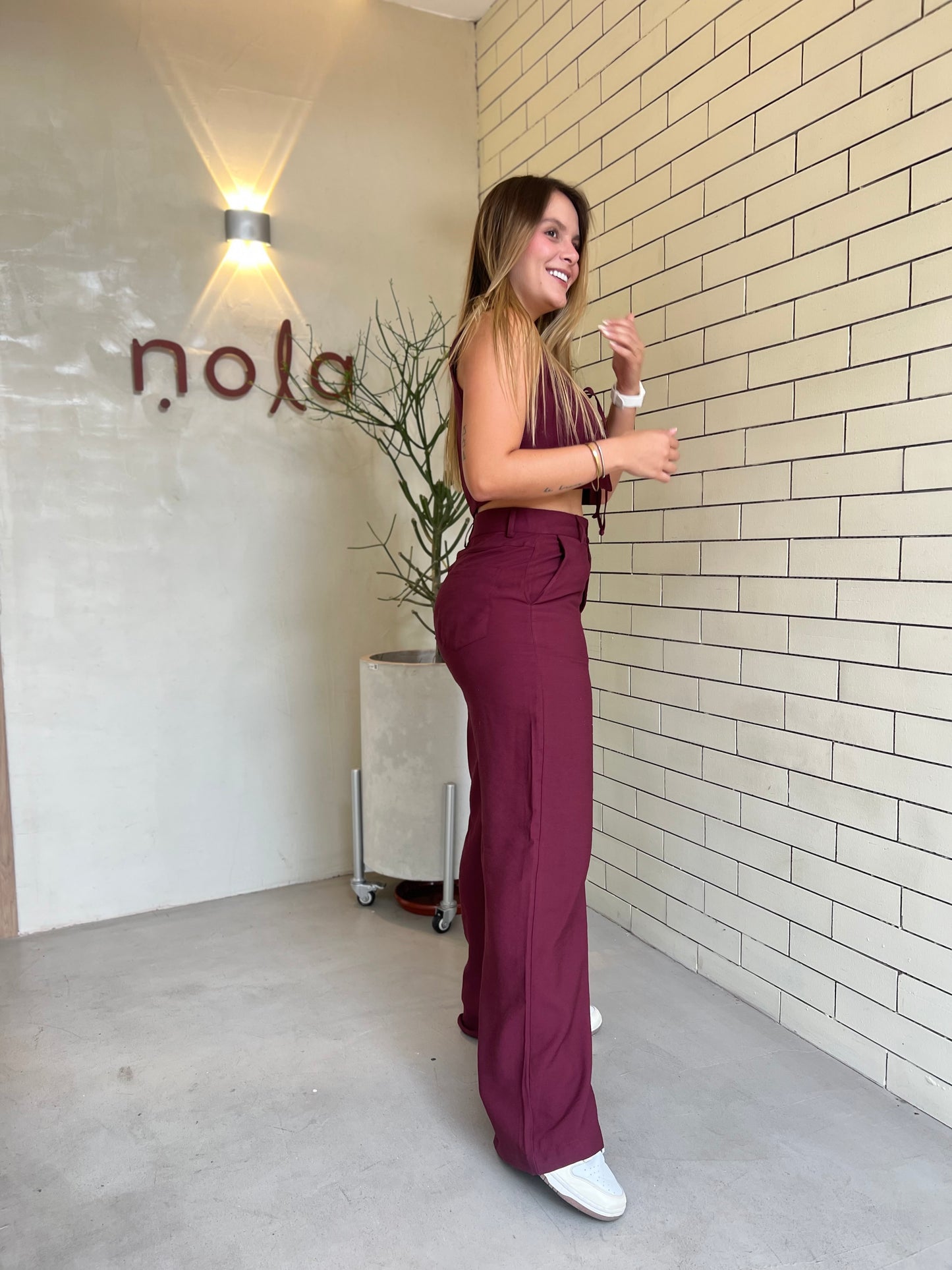 Pantalón Alexa Vinotinto