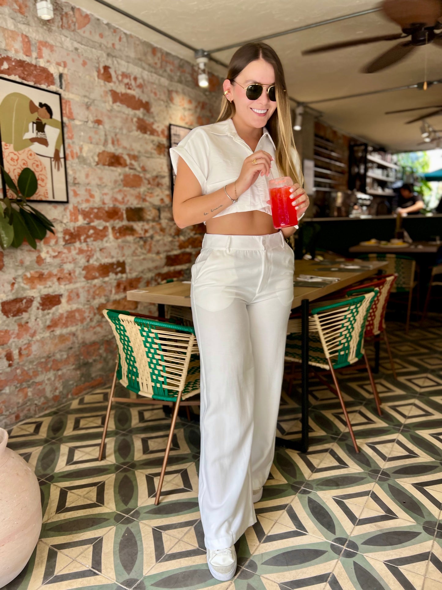 Pantalón Alexa Blanco