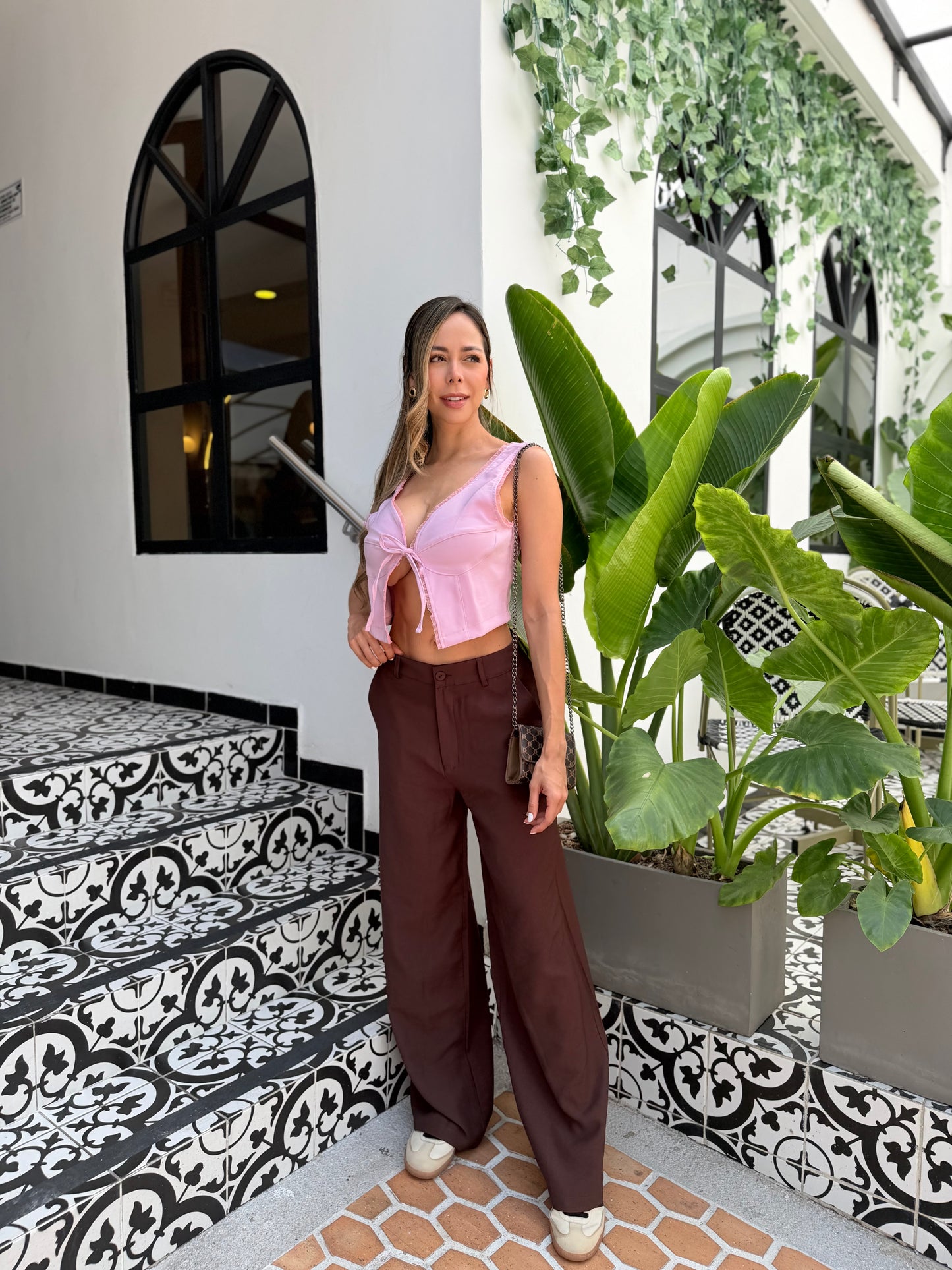 Blusa Brunette Rosa