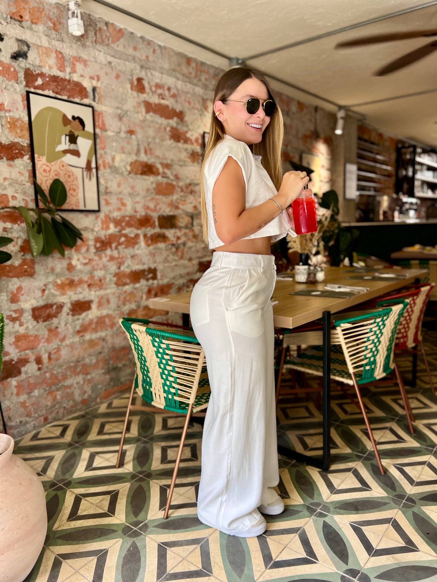 Pantalón Alexa Blanco