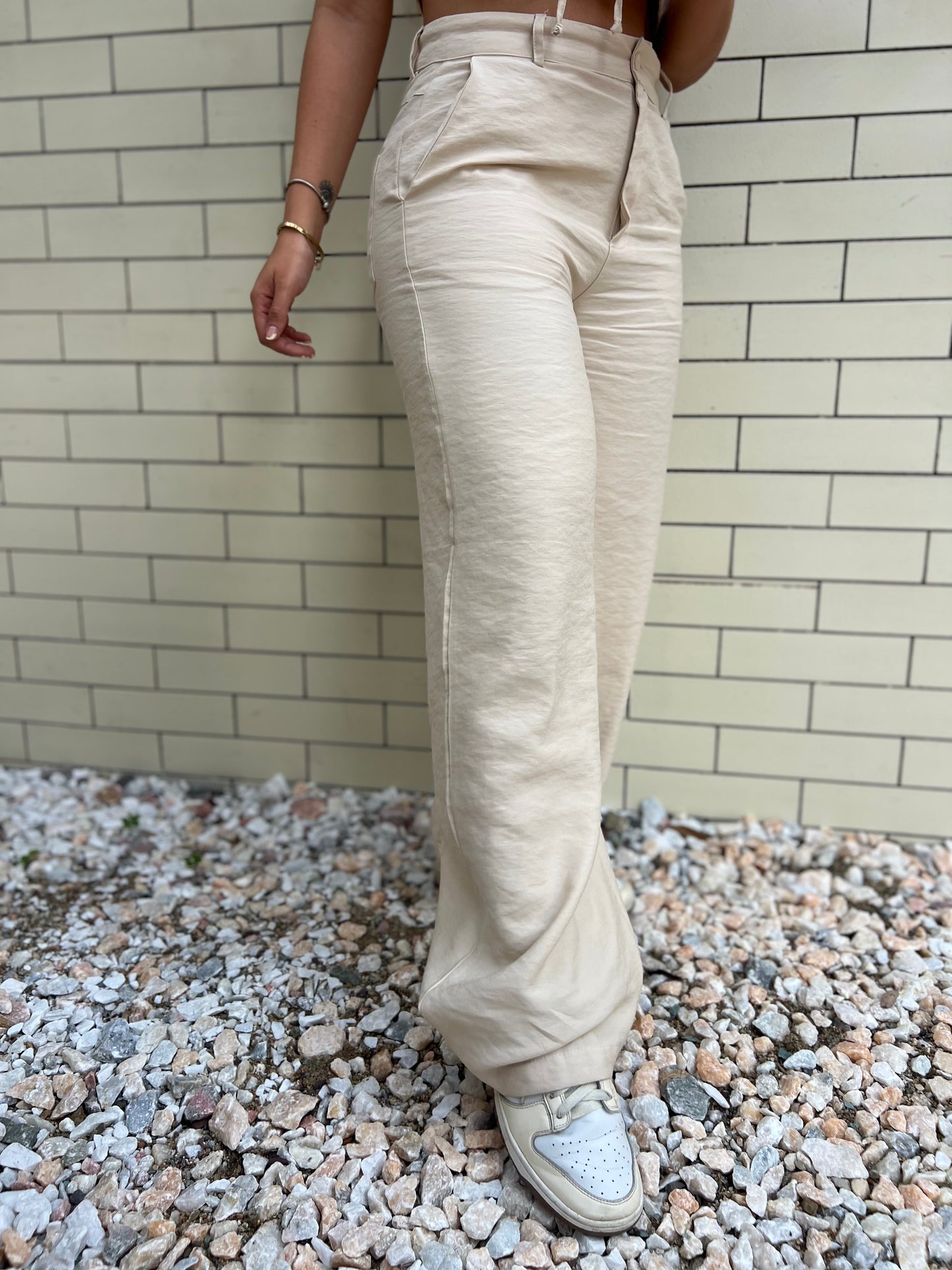 Pantalón Alexa Crema