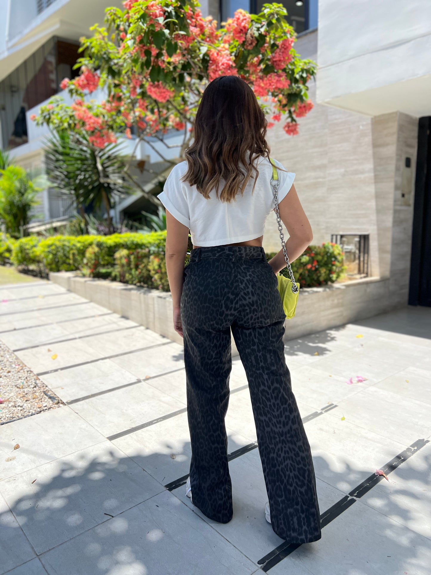 Pantalón Print Negro