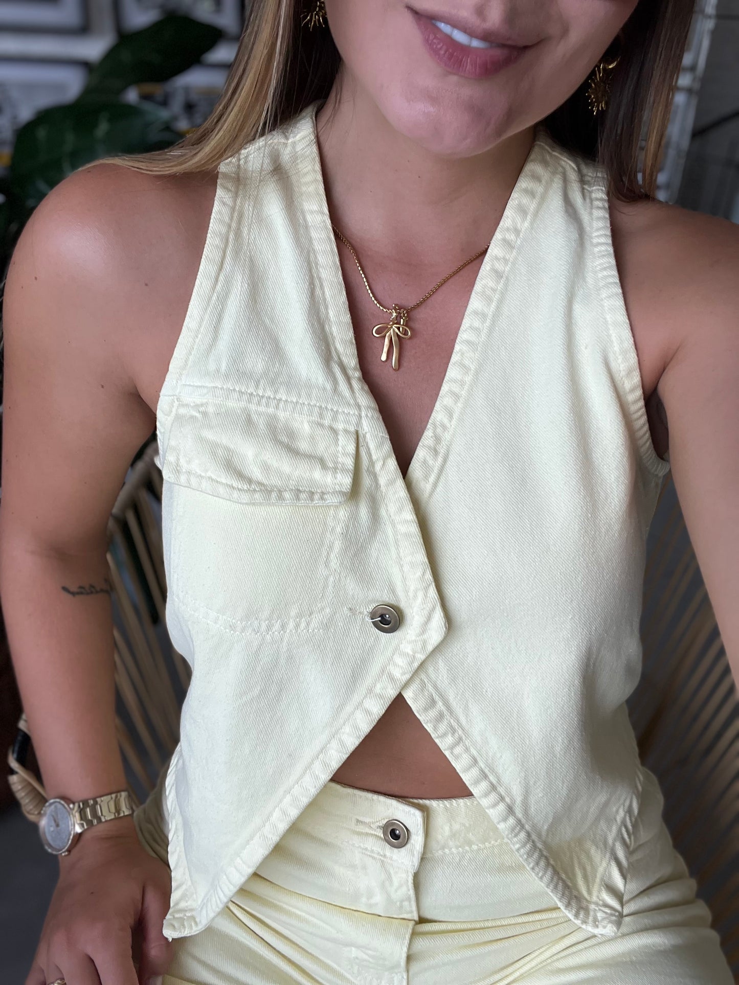 Top Líbano Amarillo