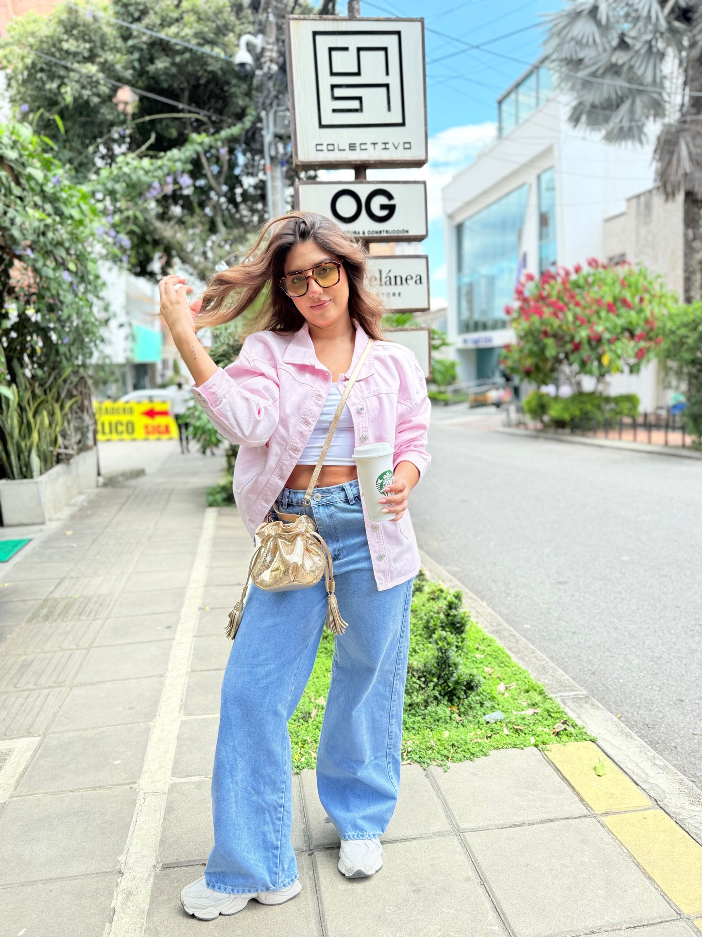 Chaqueta D.C Rosa