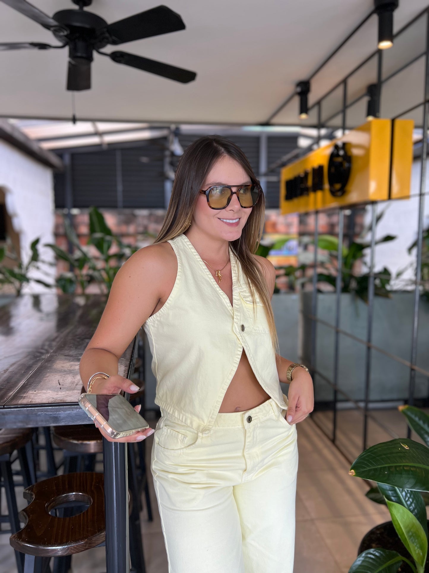 Top Líbano Amarillo
