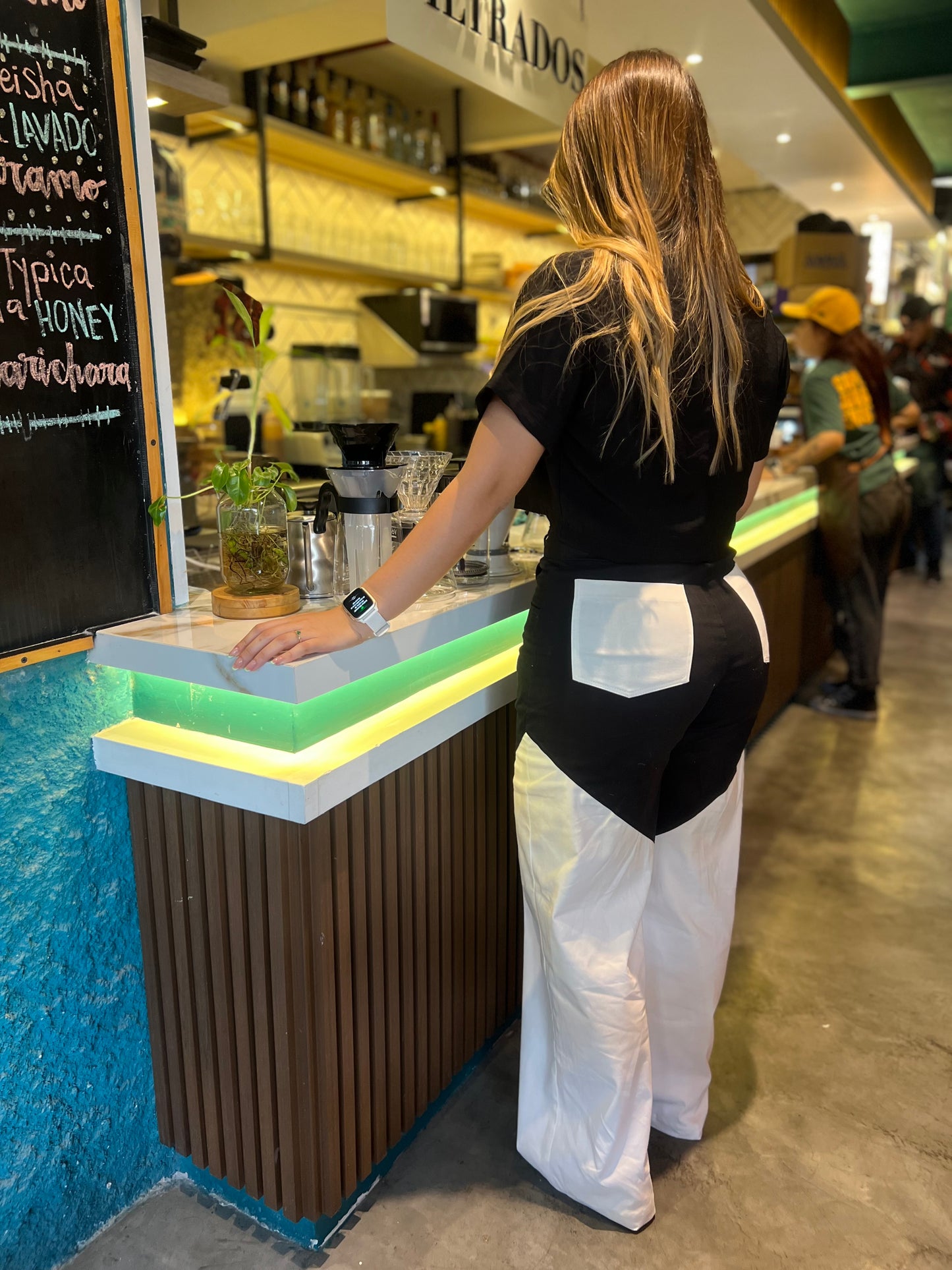 Pantalón Salma Negro-Blanco
