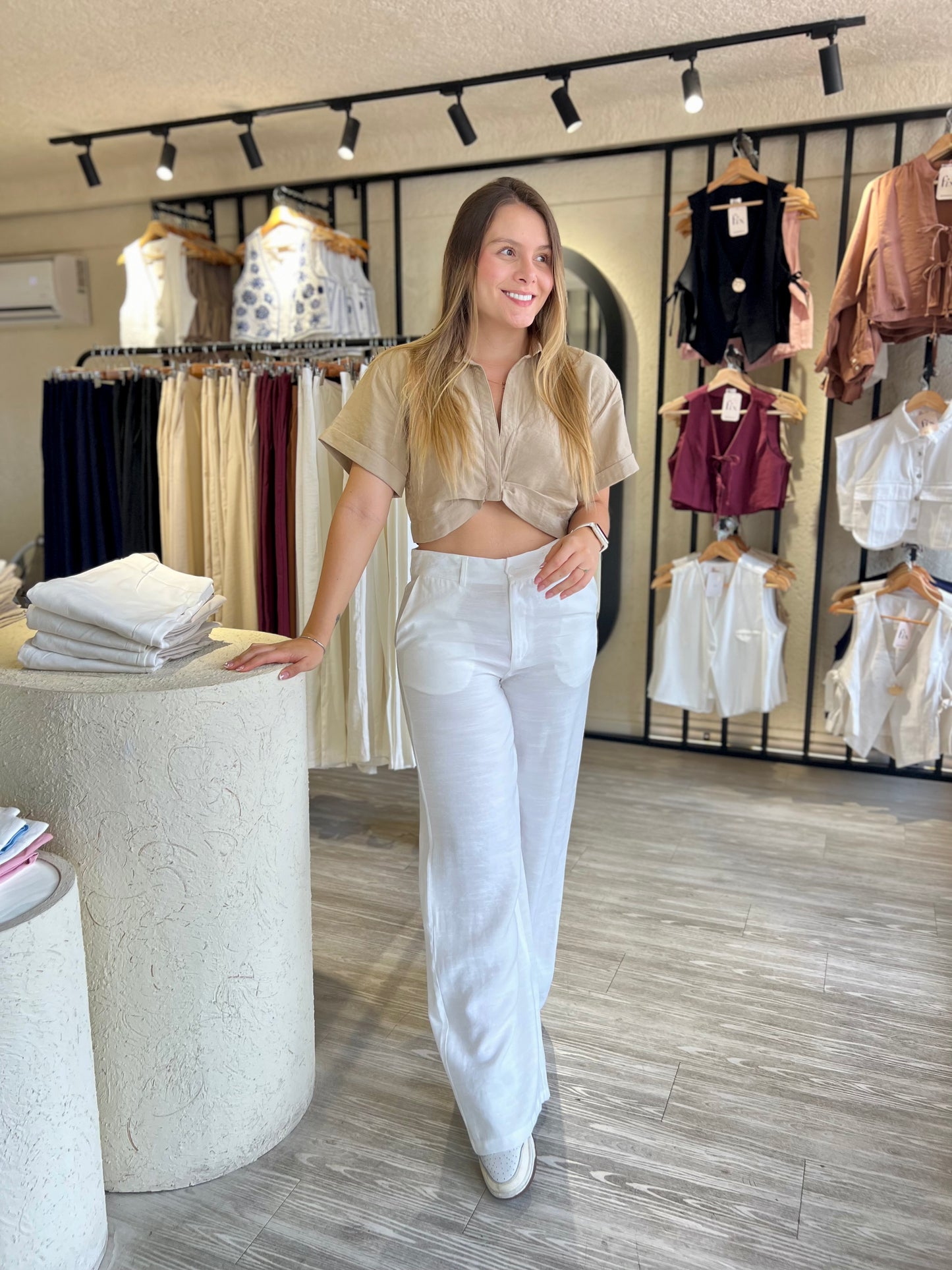 Blusa Cuarzo Camel