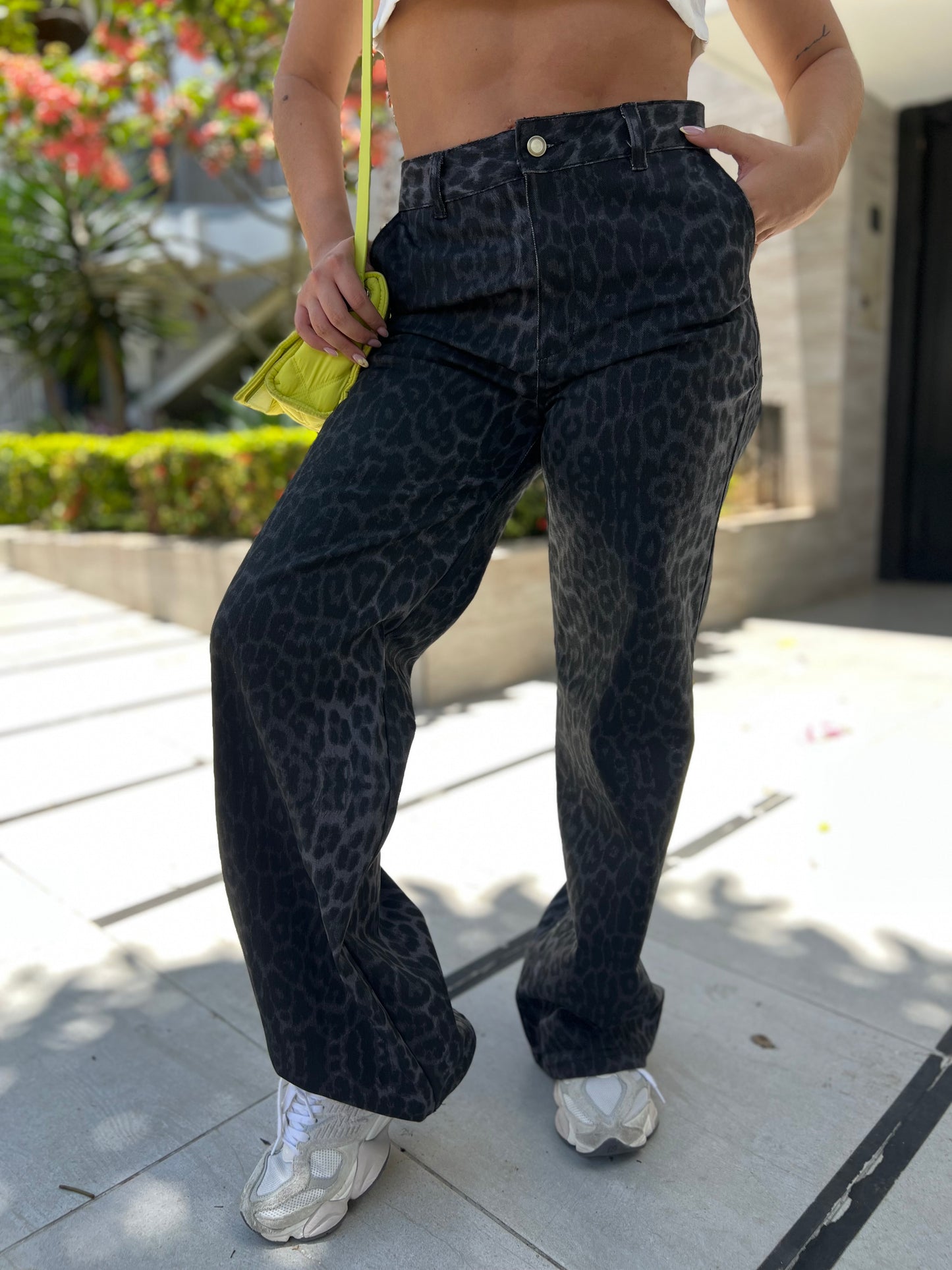 Pantalón Print Negro