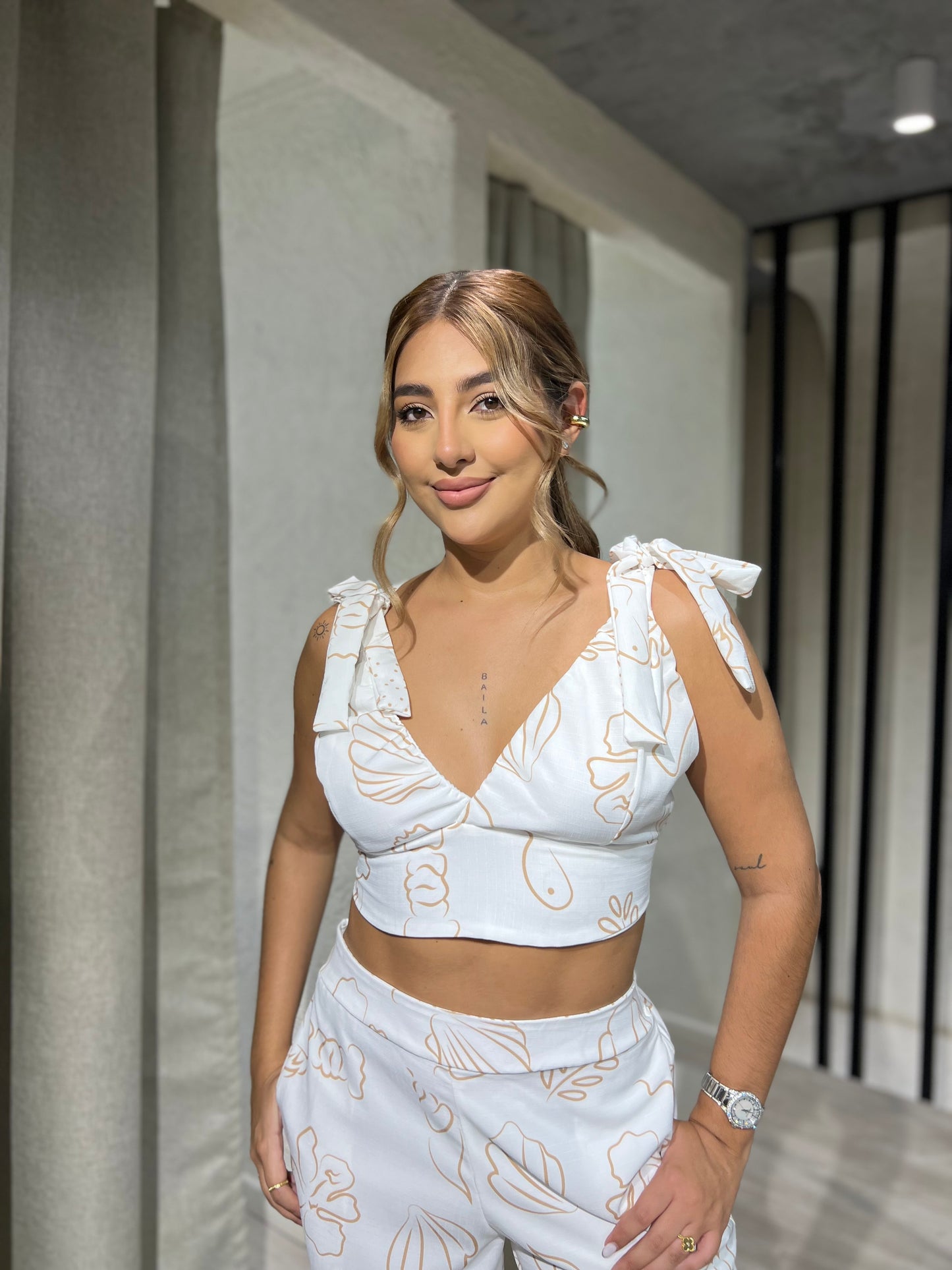 Pantalón Coral Blanco