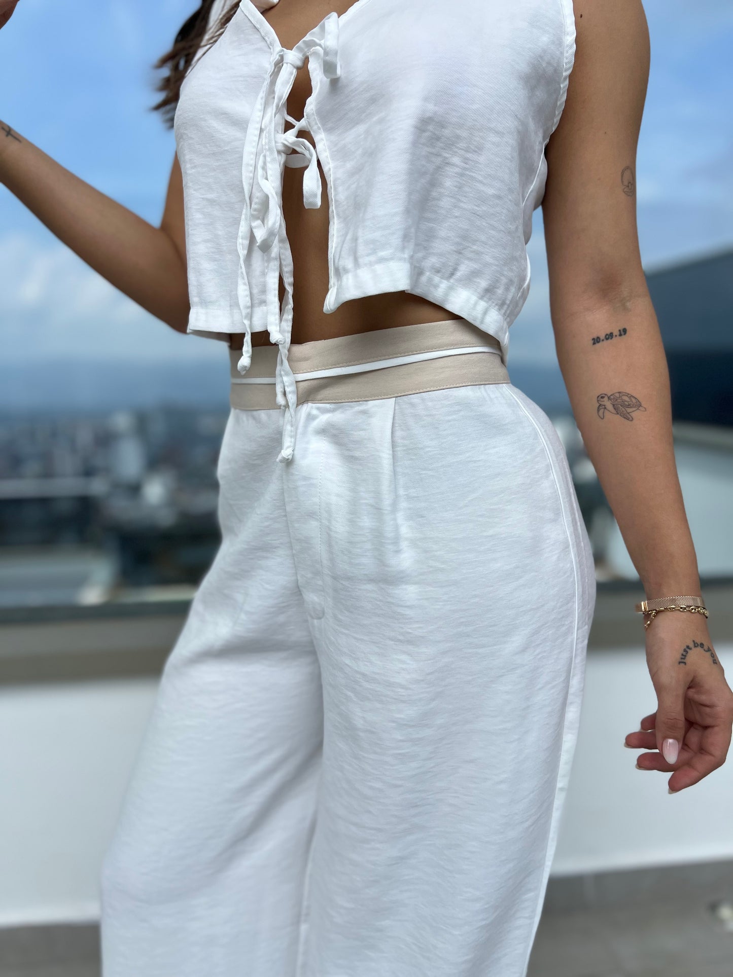 Pantalon Venecia Blanco