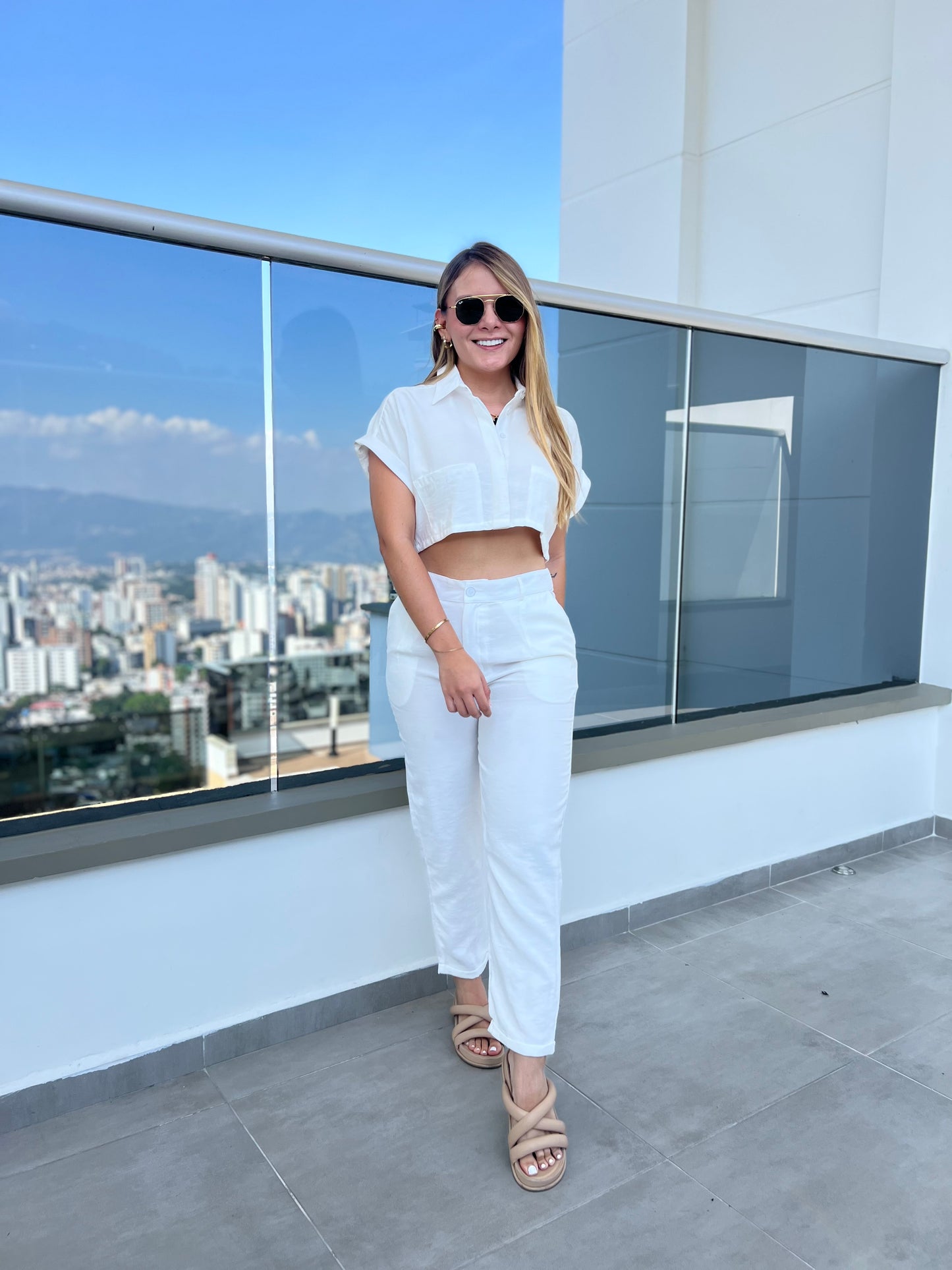Pantalón Rigel Blanco