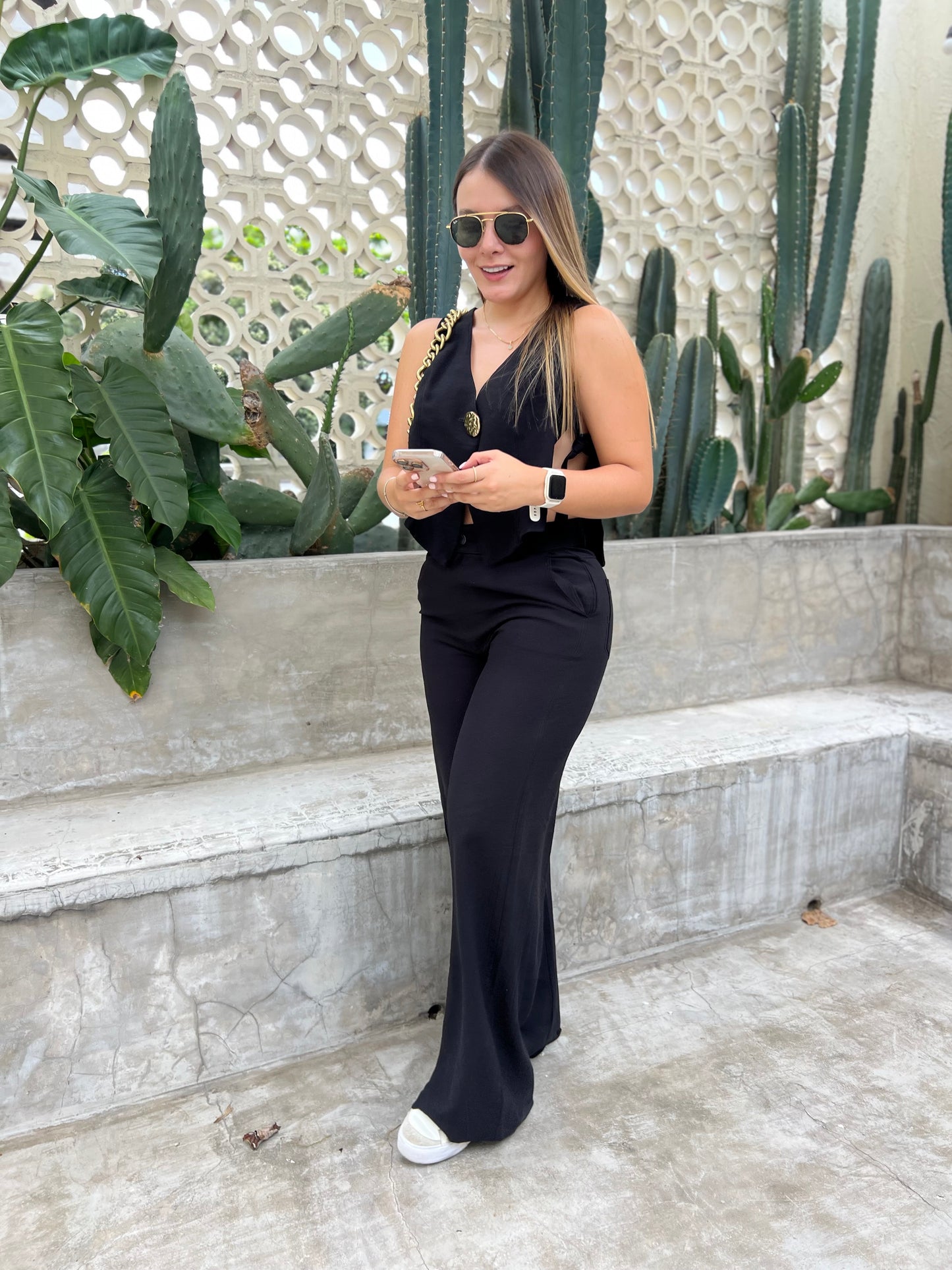 Blusa Chai Negro