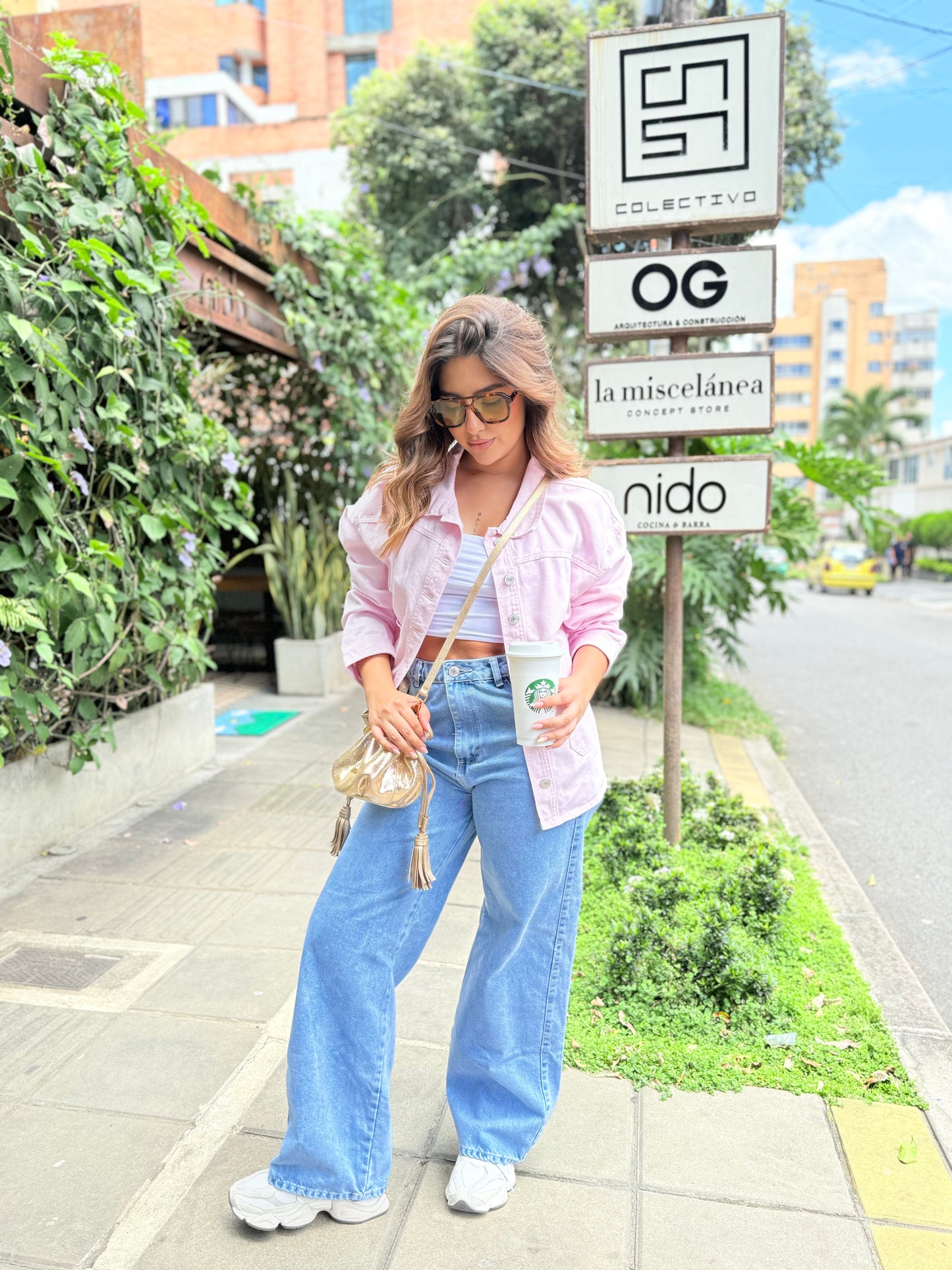 Chaqueta D.C Rosa