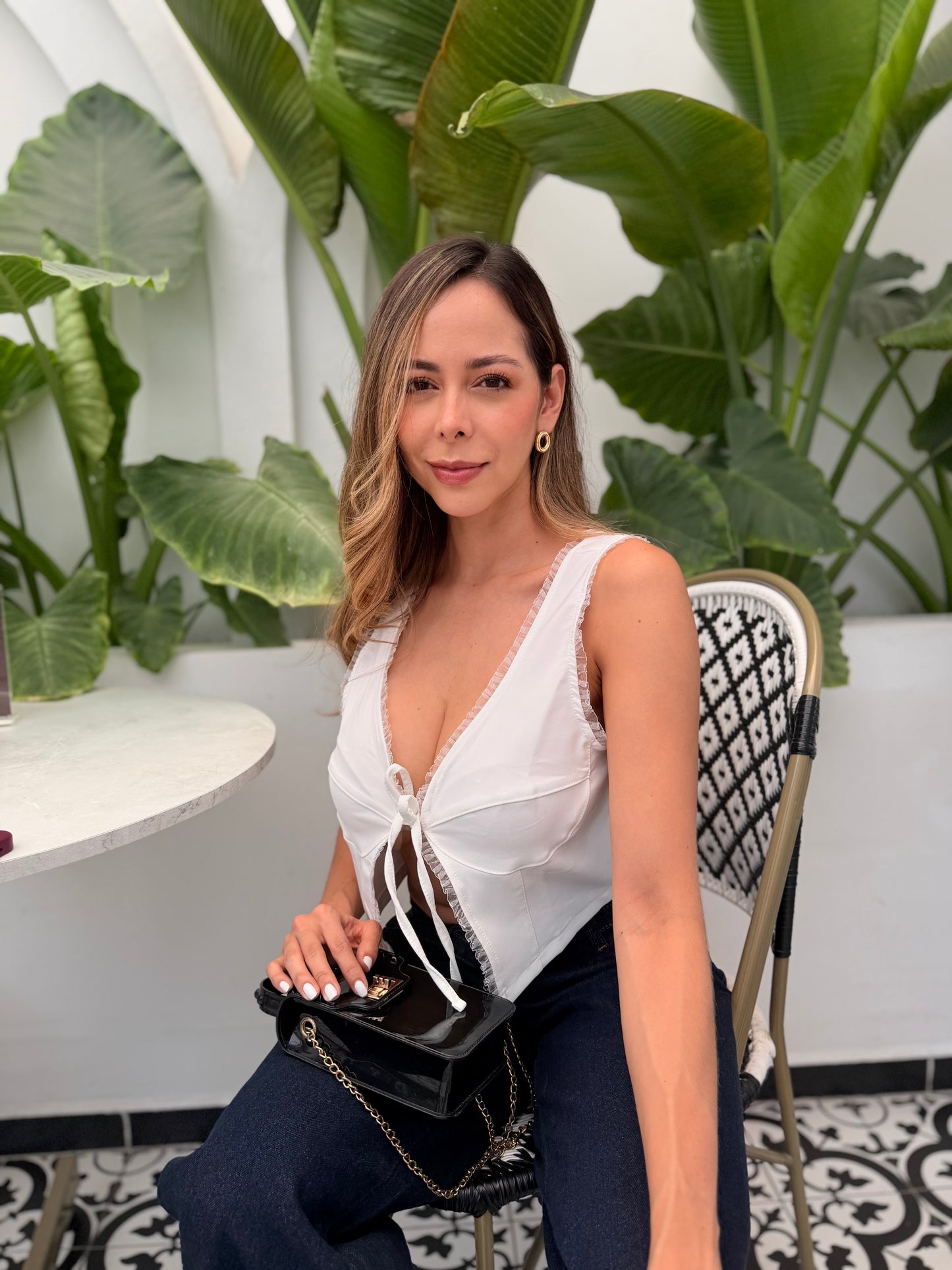Blusa Brunette Blanco
