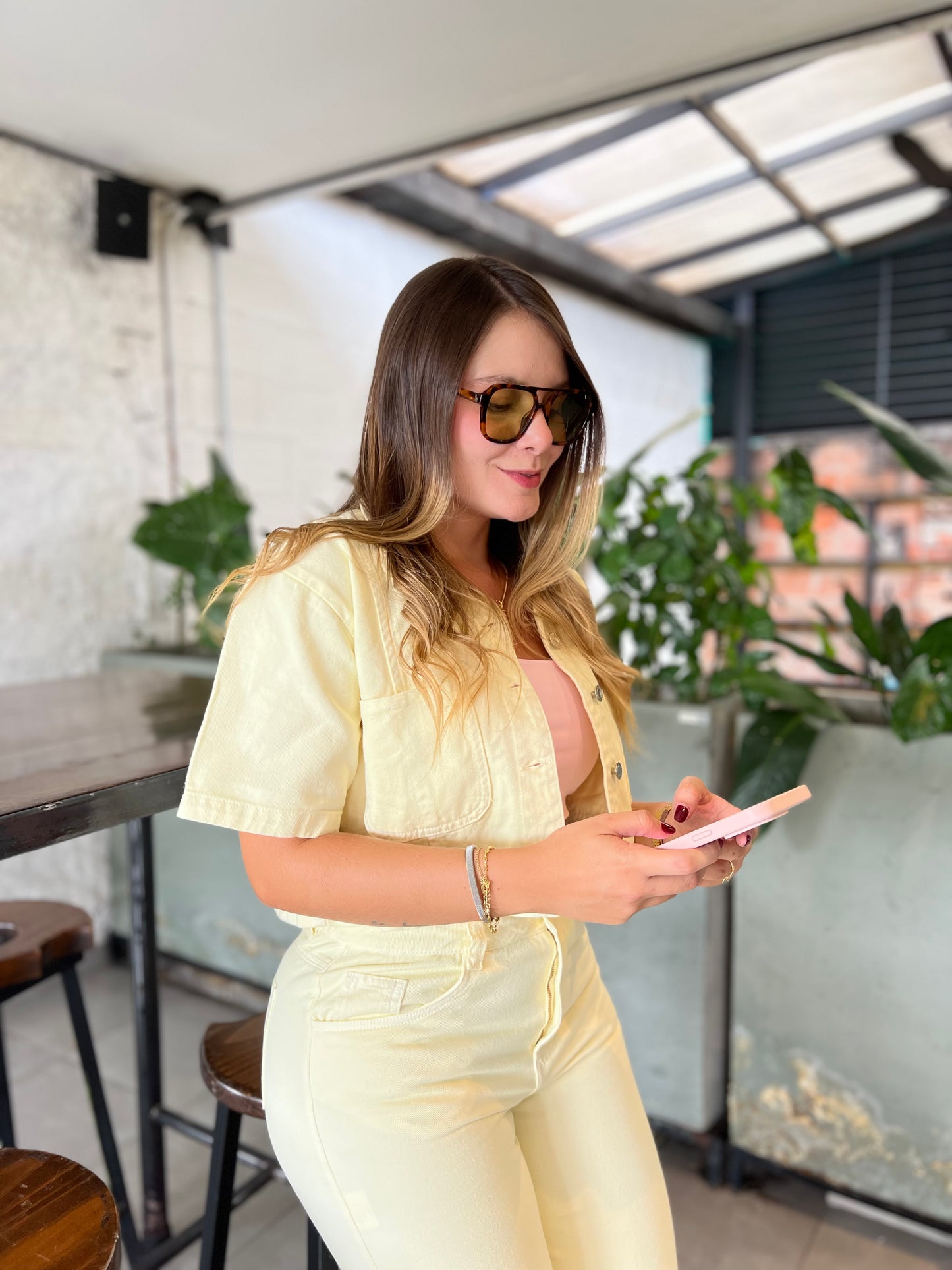 Chaleco Dona Amarillo