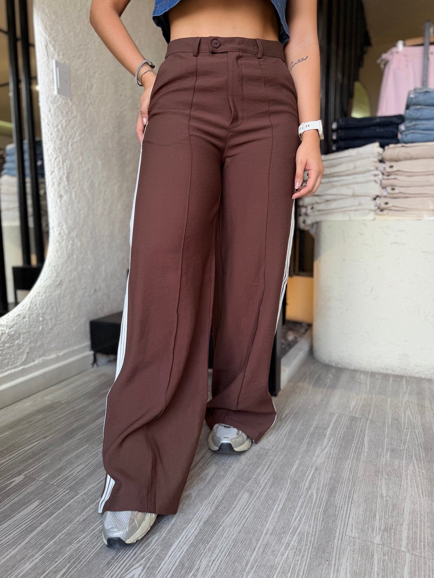 Pantalón Olivia Cafe
