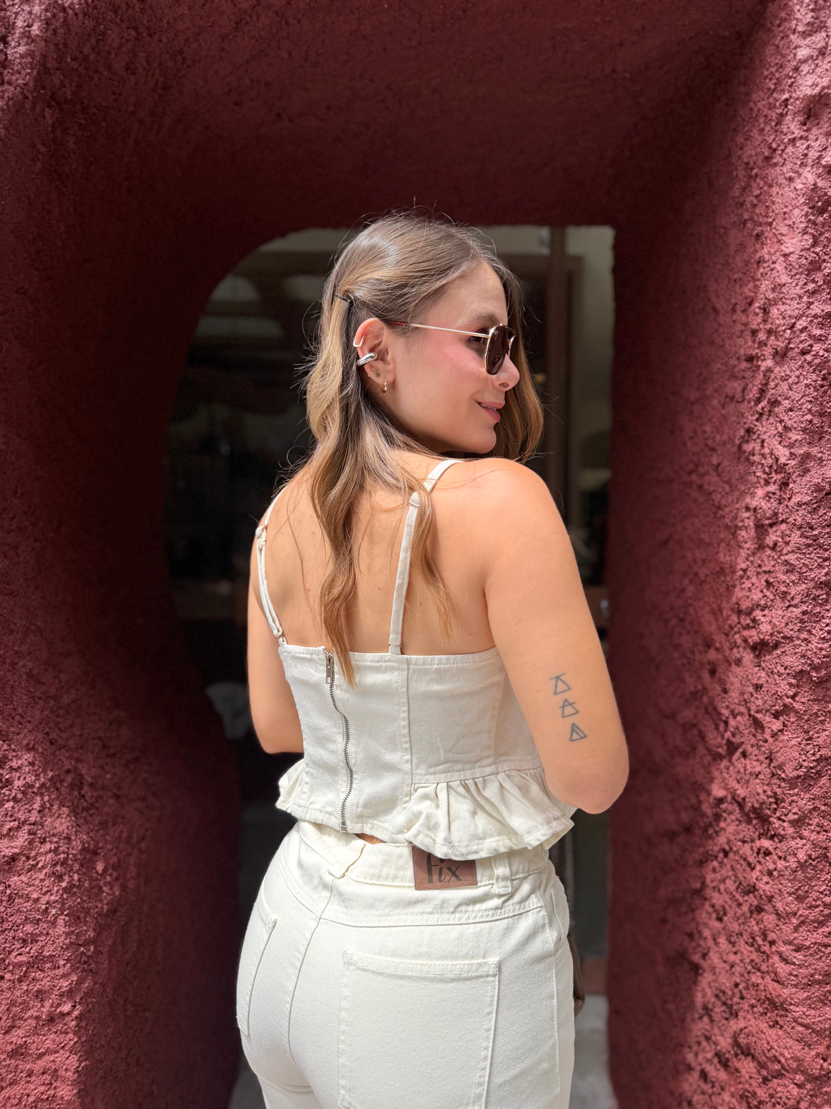 Blusa Nubbe Crema