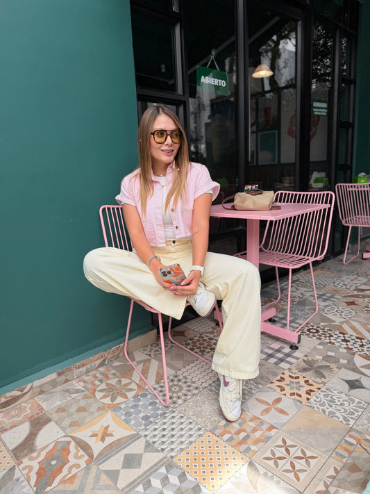 Chaleco Sky Rosa Pastel