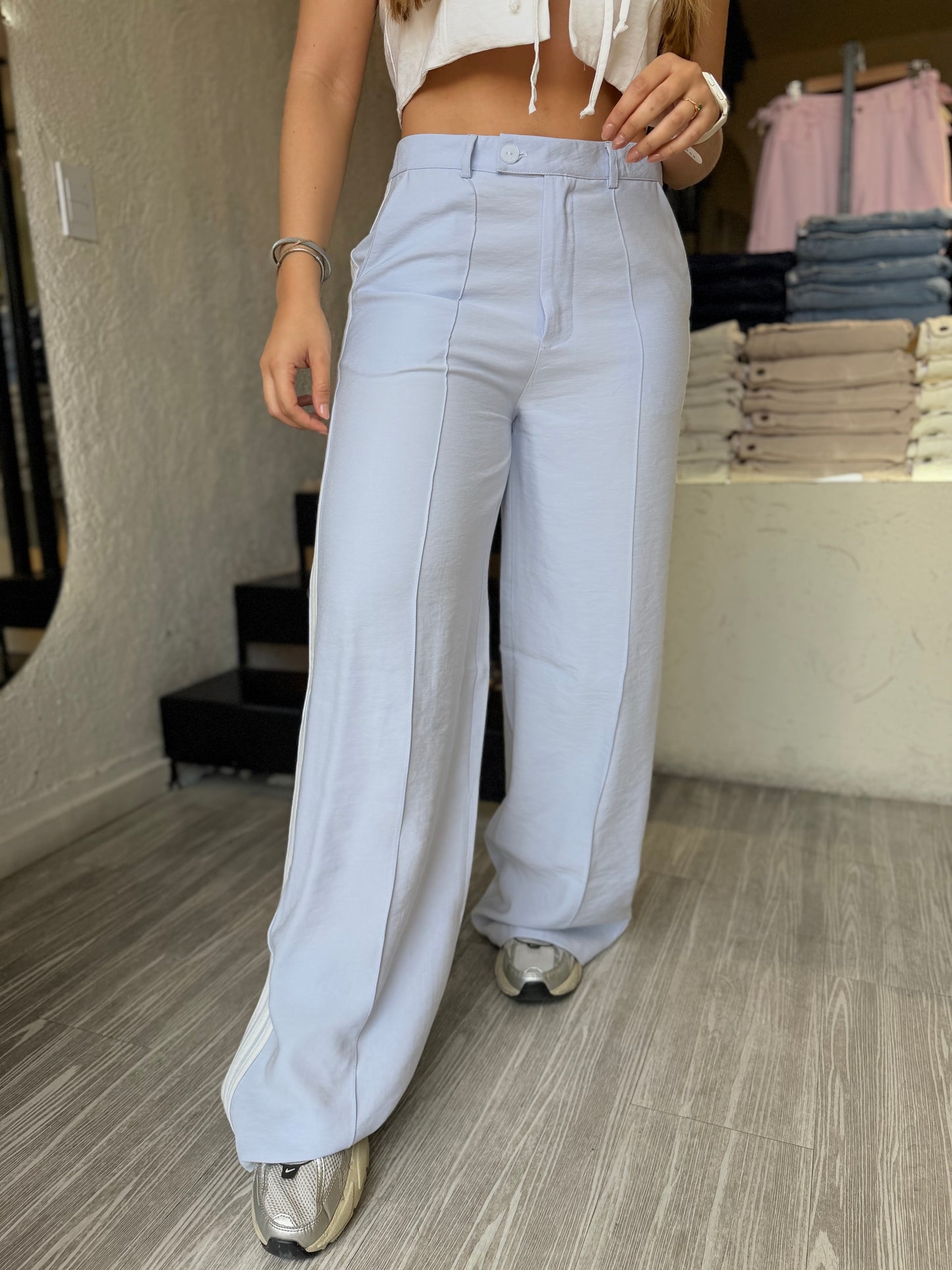 Pantalón Olivia Celeste