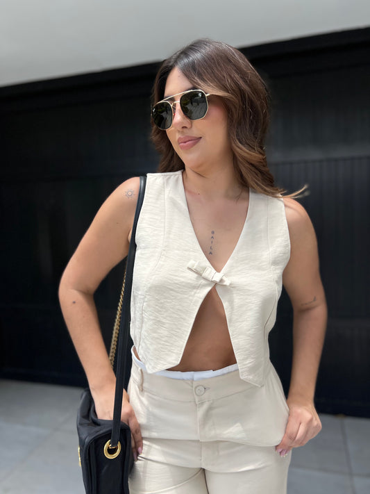 Top Emili Crema