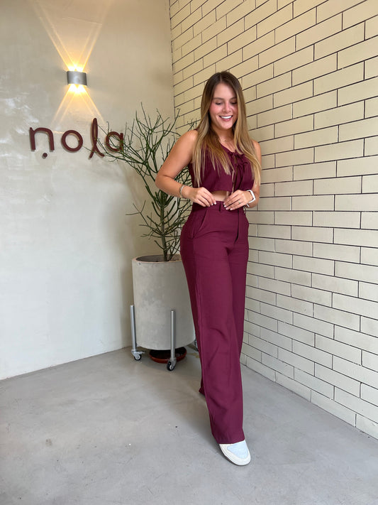 Pantalón Alexa Vinotinto