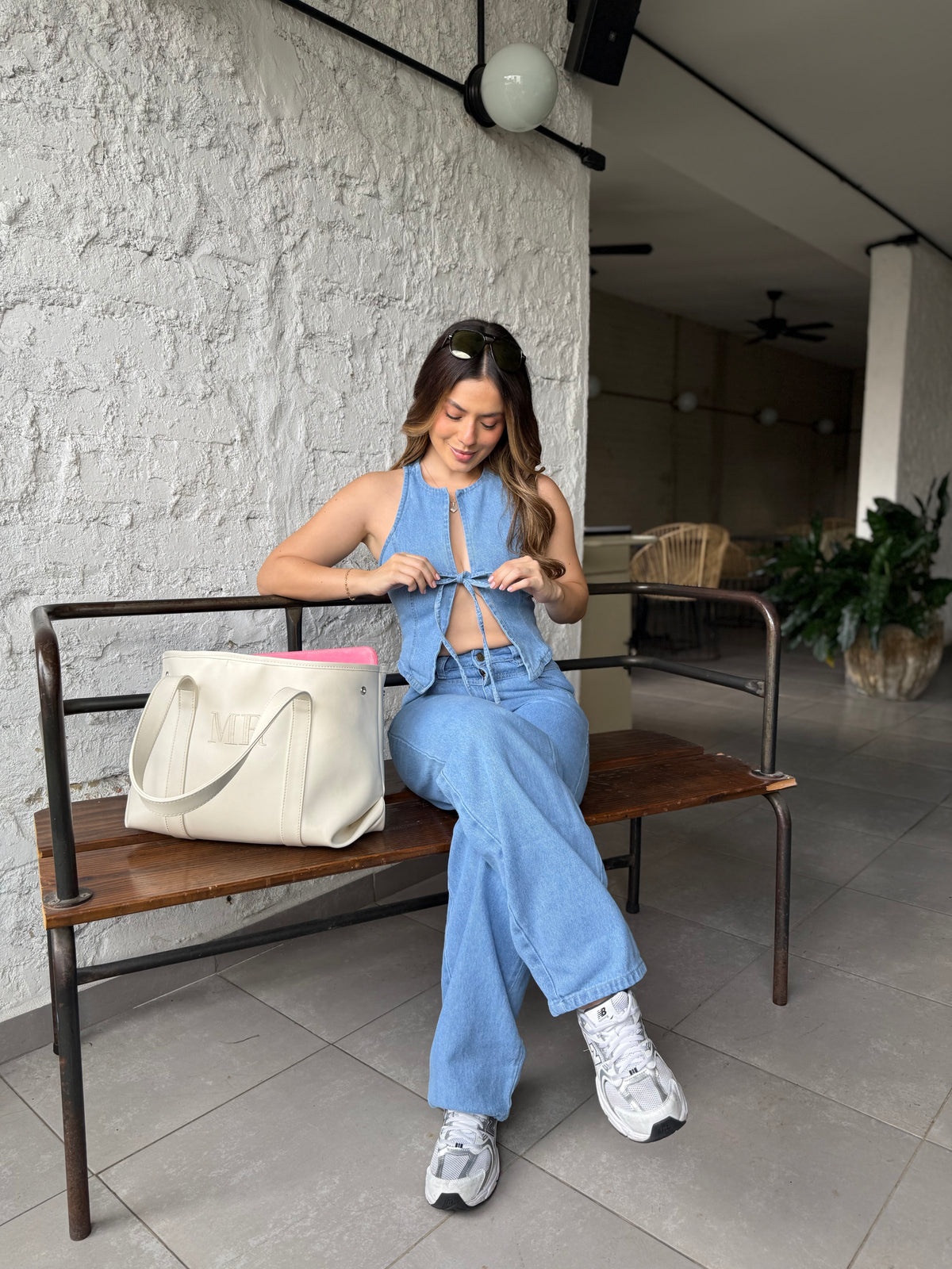 Top Chicago Denim Claro