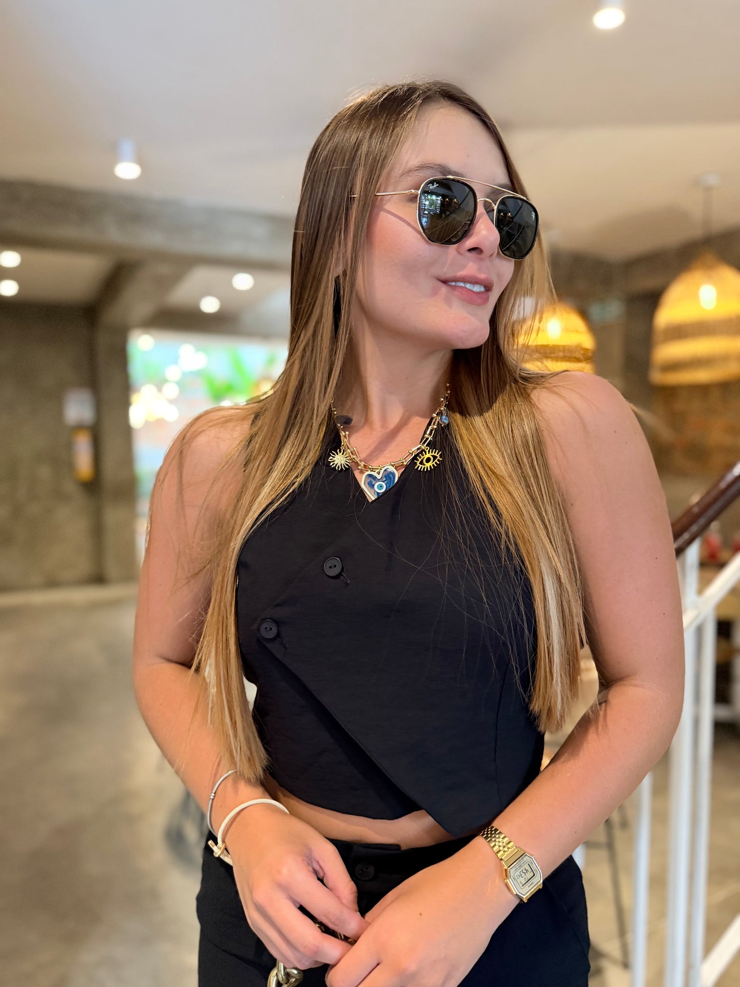 Blusa Grecia Negro