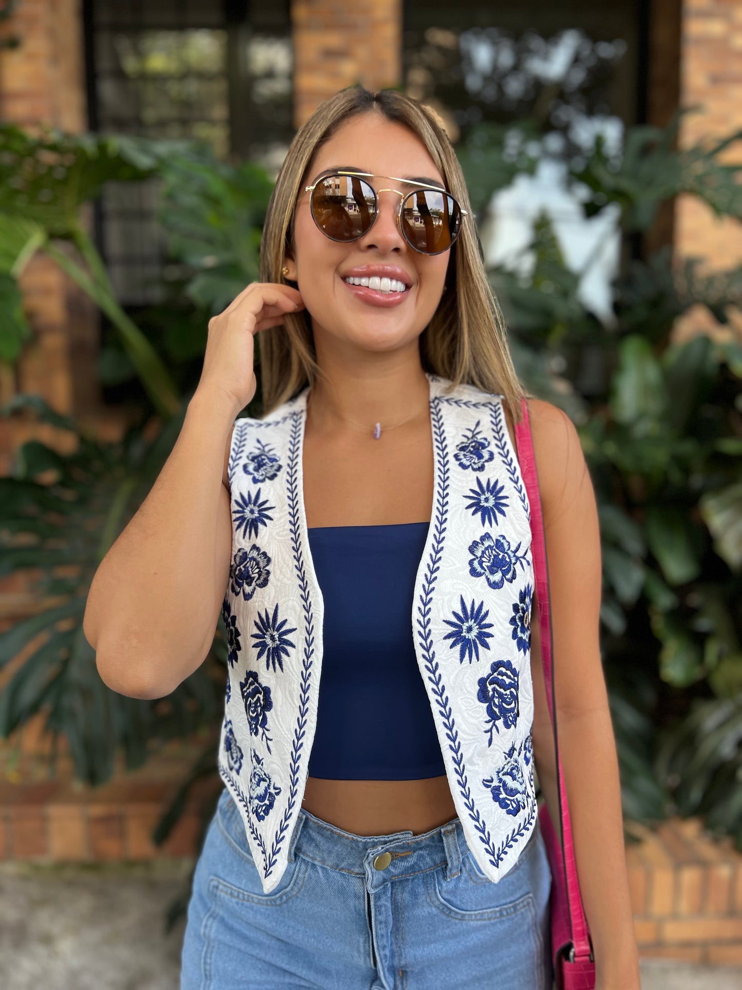 Chaleco Lotus Estampado