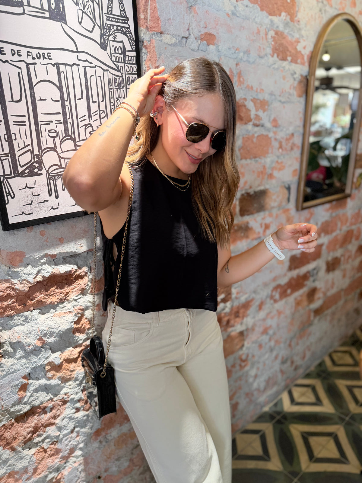 Blusa Latte Negro