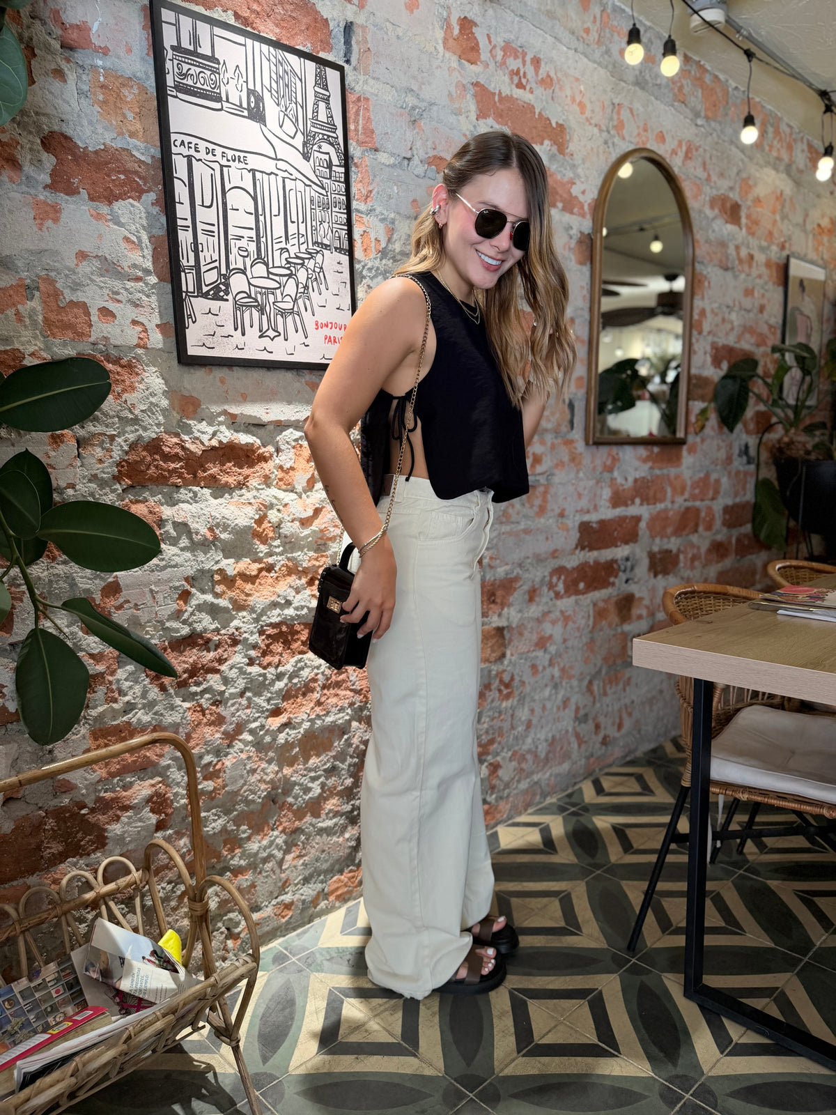 Blusa Latte Negro