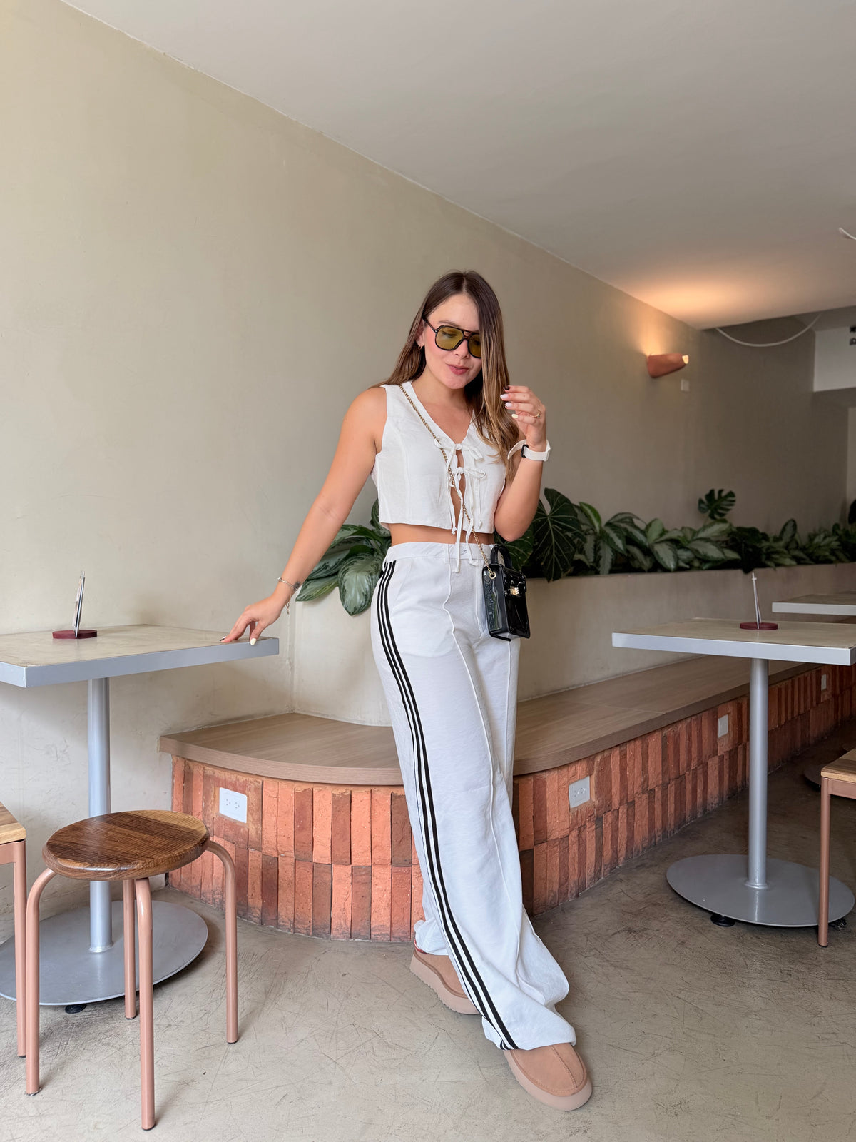 Pantalón Olivia Blanco