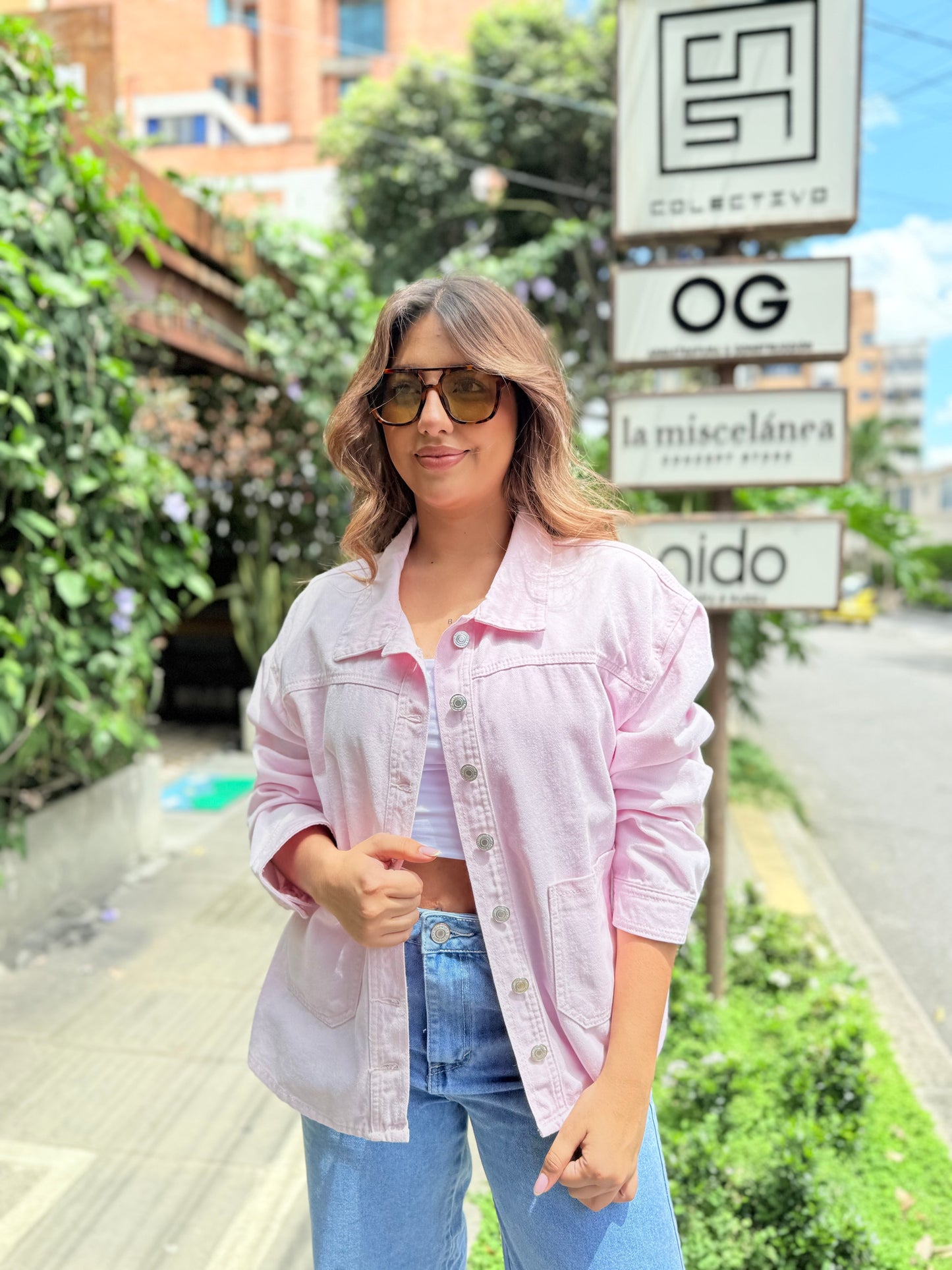 Chaqueta D.C Rosa
