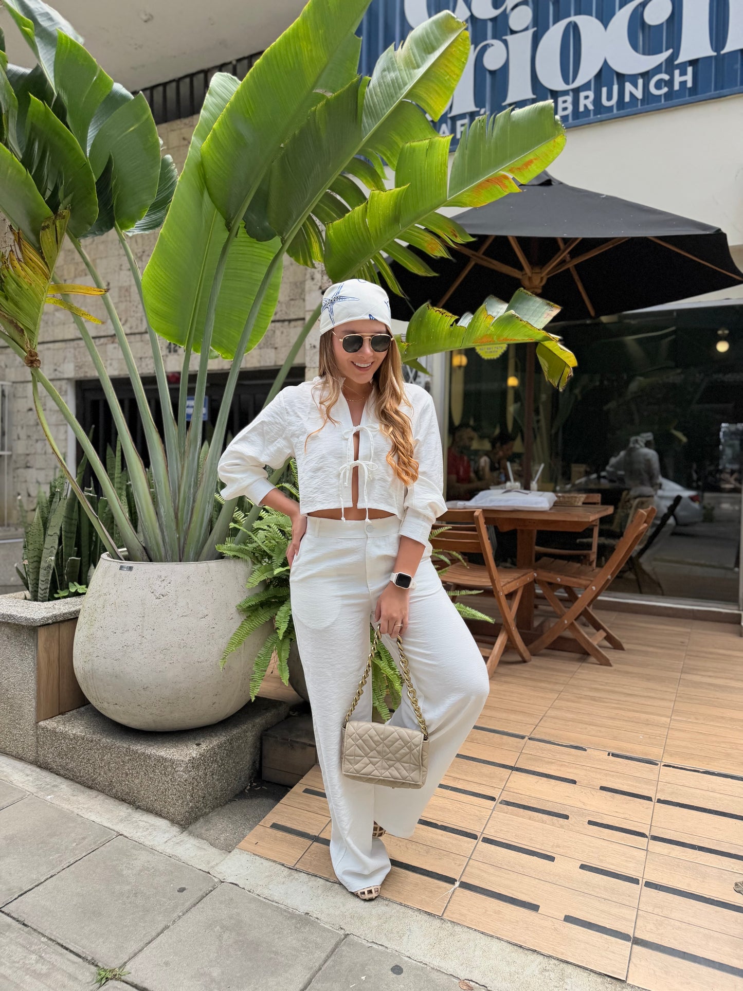 Blusa Amahia Blanco