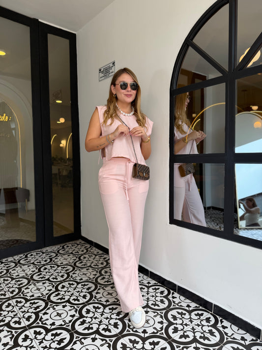 Pantalón Duquesa Rosa