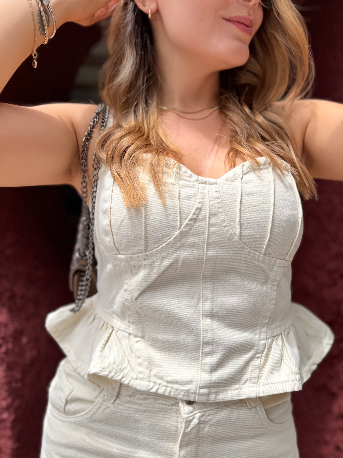 Blusa Nubbe Crema