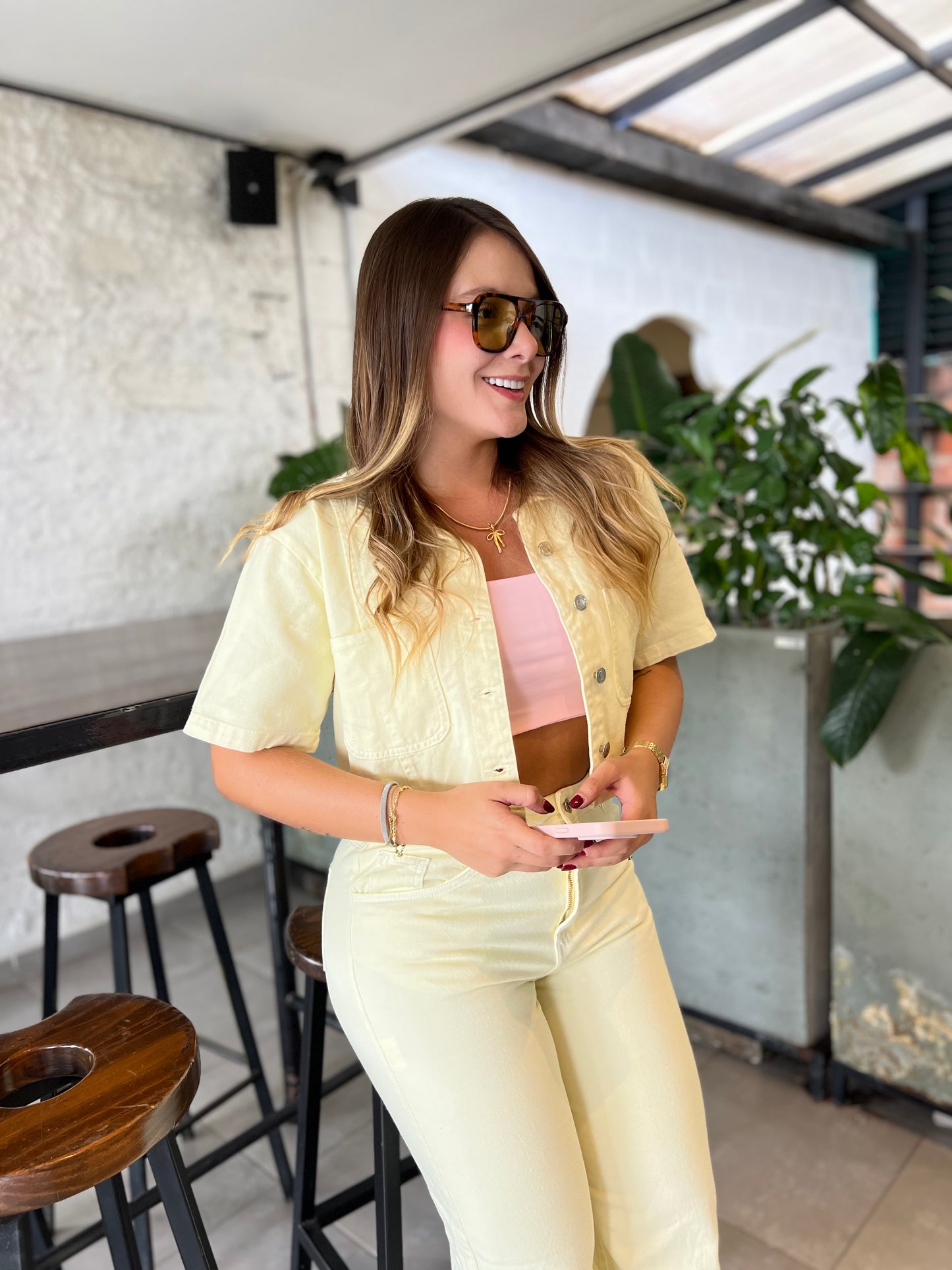 Chaleco Dona Amarillo