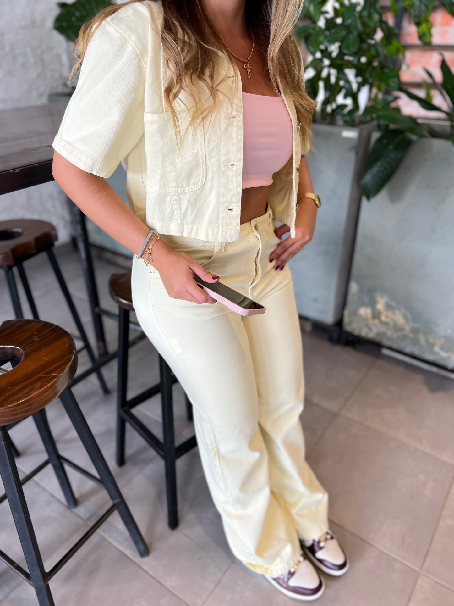 Chaleco Dona Amarillo