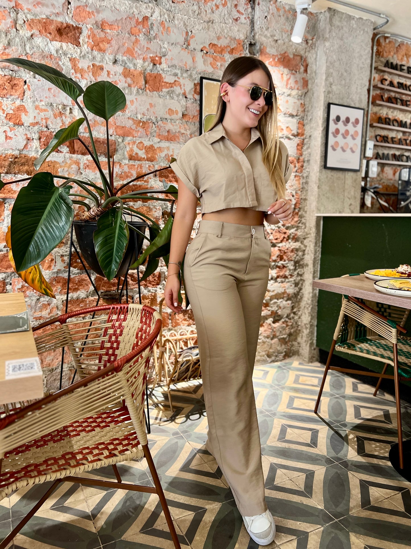 Pantalón Alexa Camel