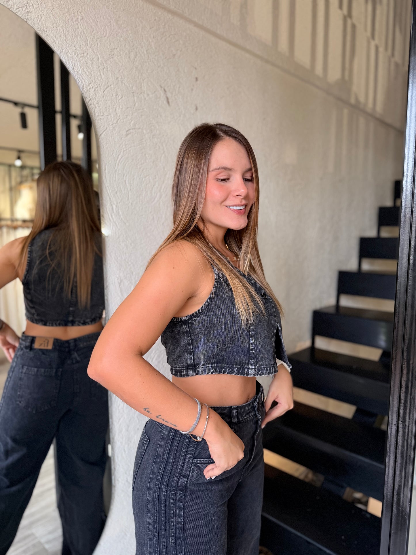 Top Denver Negro Acid Wash